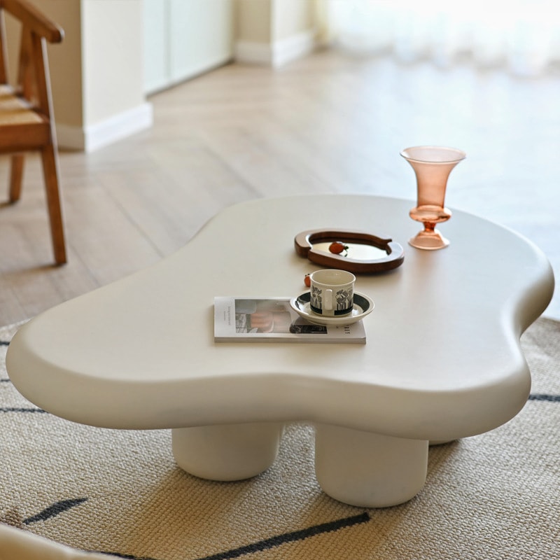 Modern Curved Coffee Table - Atunus