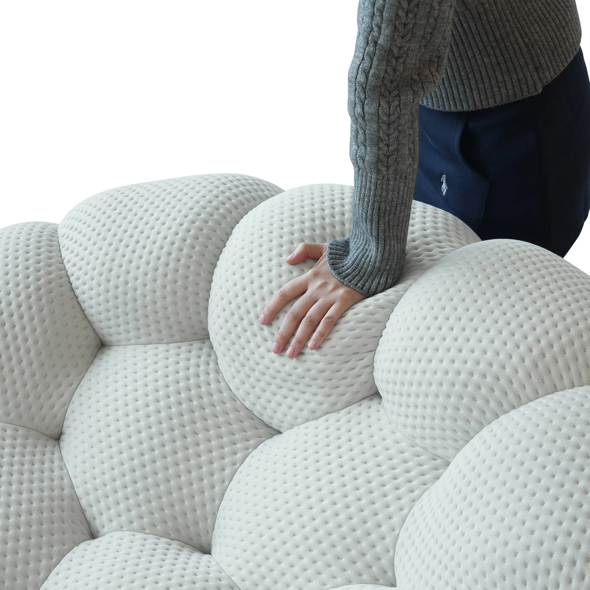 Bubble Armless Sofa Modular Flexibility 3d Knitted Sofa Sets 4 Seaters Atunus 21