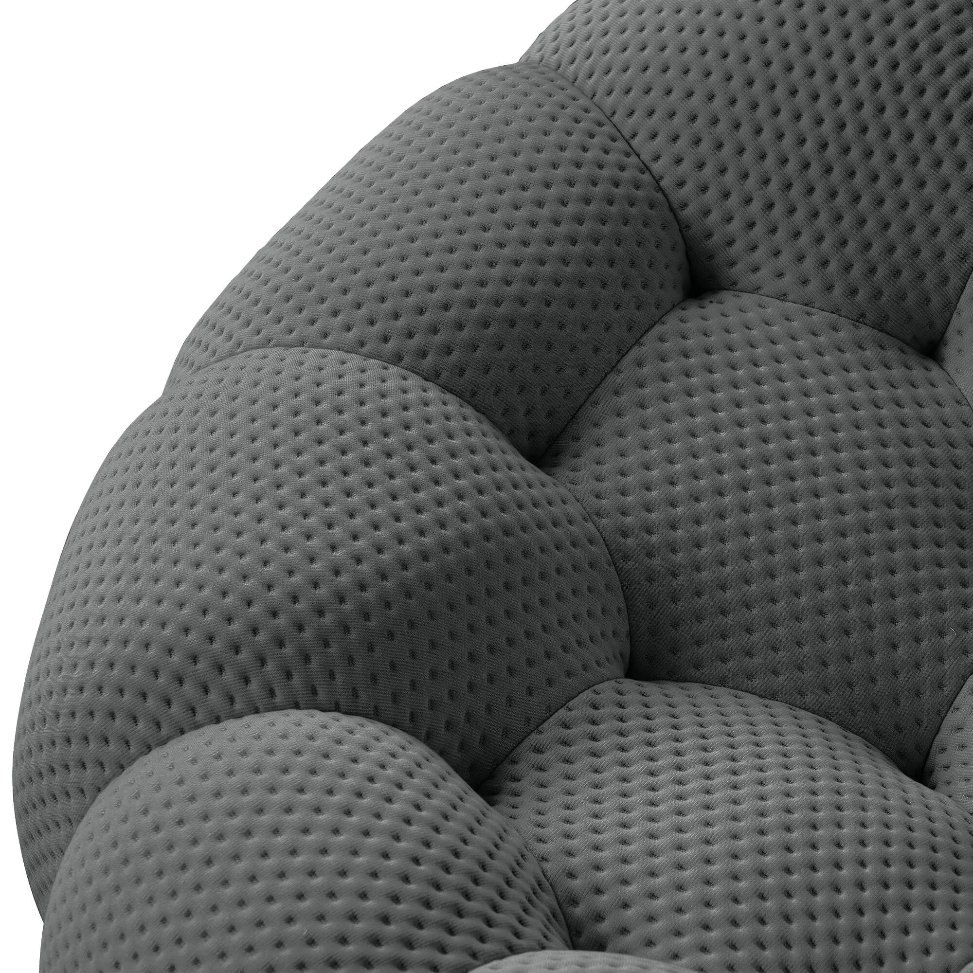Bubble Armless Sofa Supportive Comfort 3d Knitted Single Sofa 1 Seaters Atunus 34