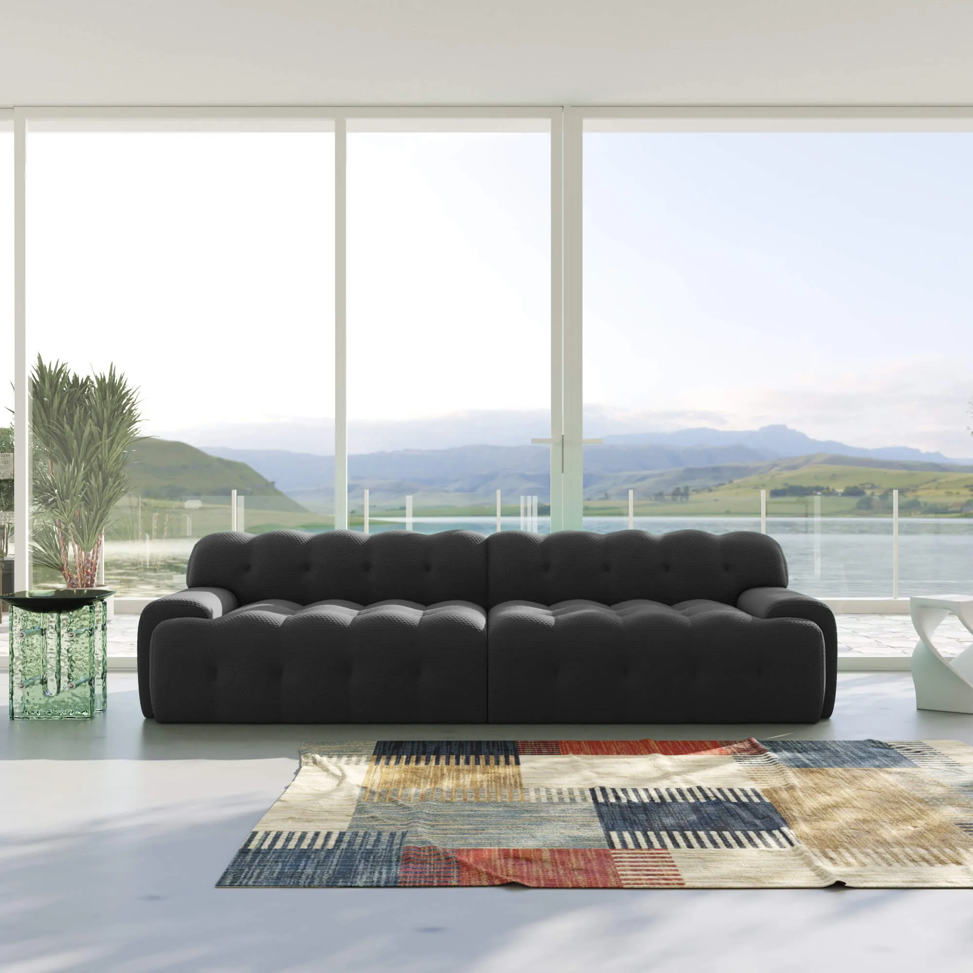 Bubble Sectional Sofa Comfort 3d Knitted Loveseats 2 3 Seater Atunus 1
