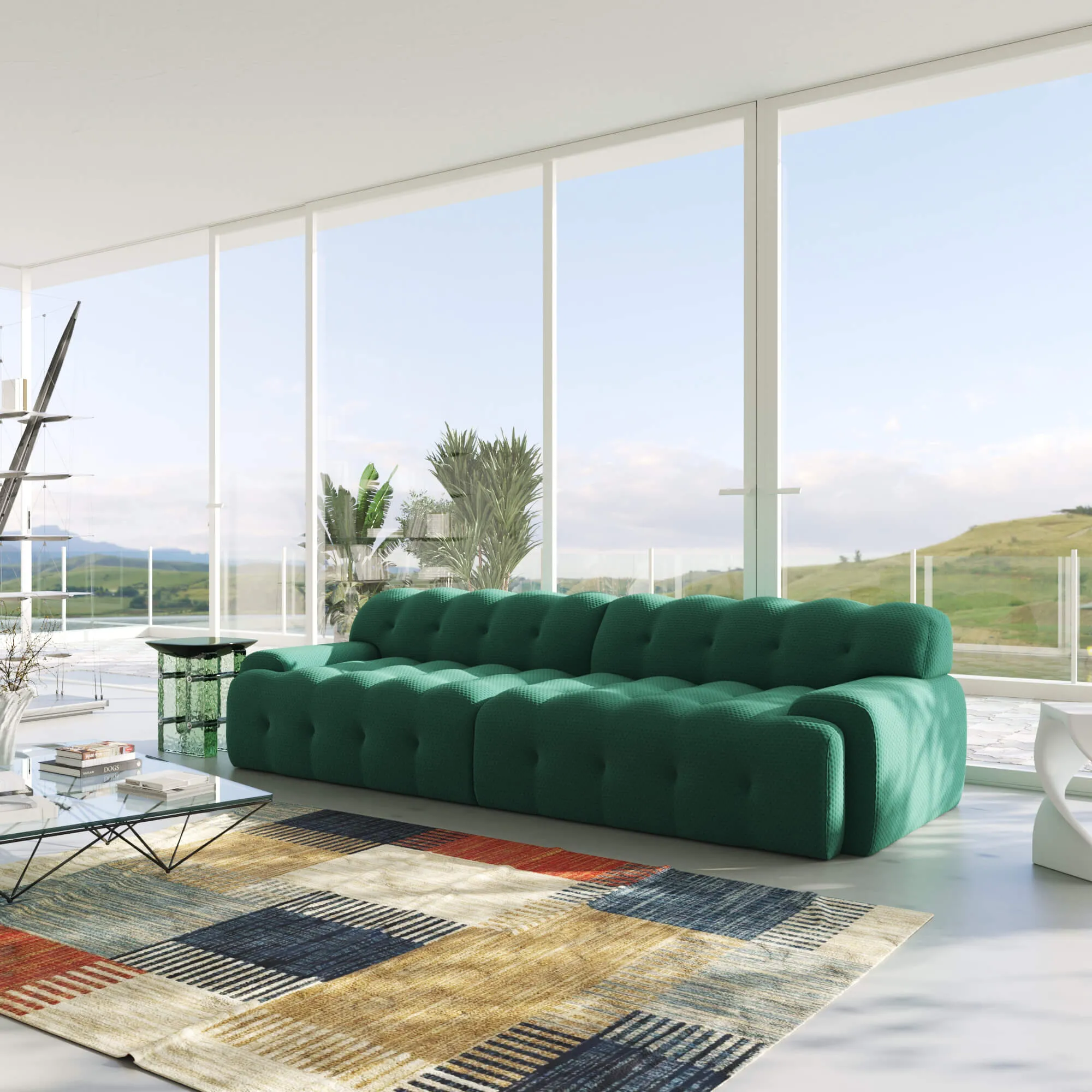 Bubble Sectional Sofa Comfort 3d Knitted Loveseats 2 3 Seater Atunus 15