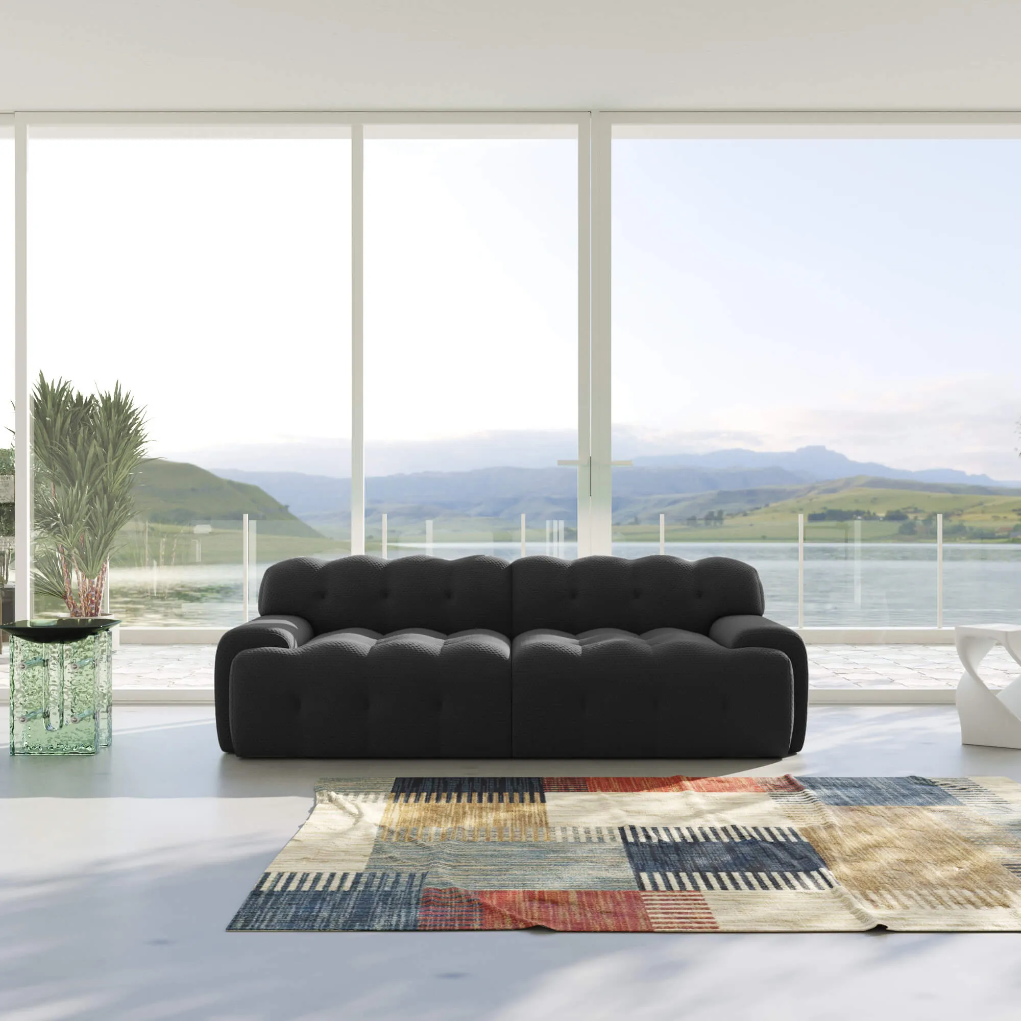 Bubble Sectional Sofa Comfort 3d Knitted Loveseats 2 3 Seater Atunus 2