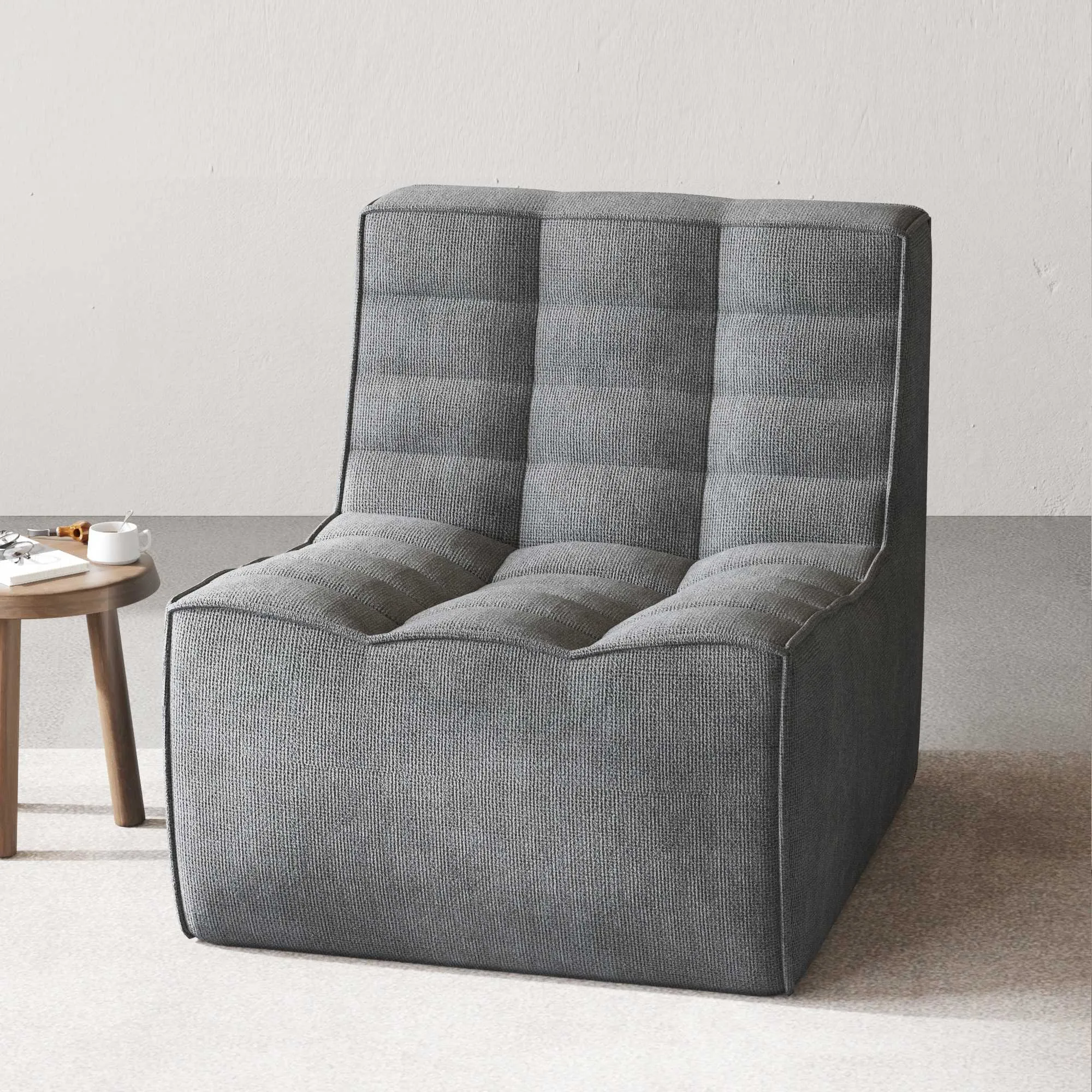 Caterpillar Classic Floor Sofa Cozy Comfort Waffle Single Sofa 1 Seaters Atunus 14