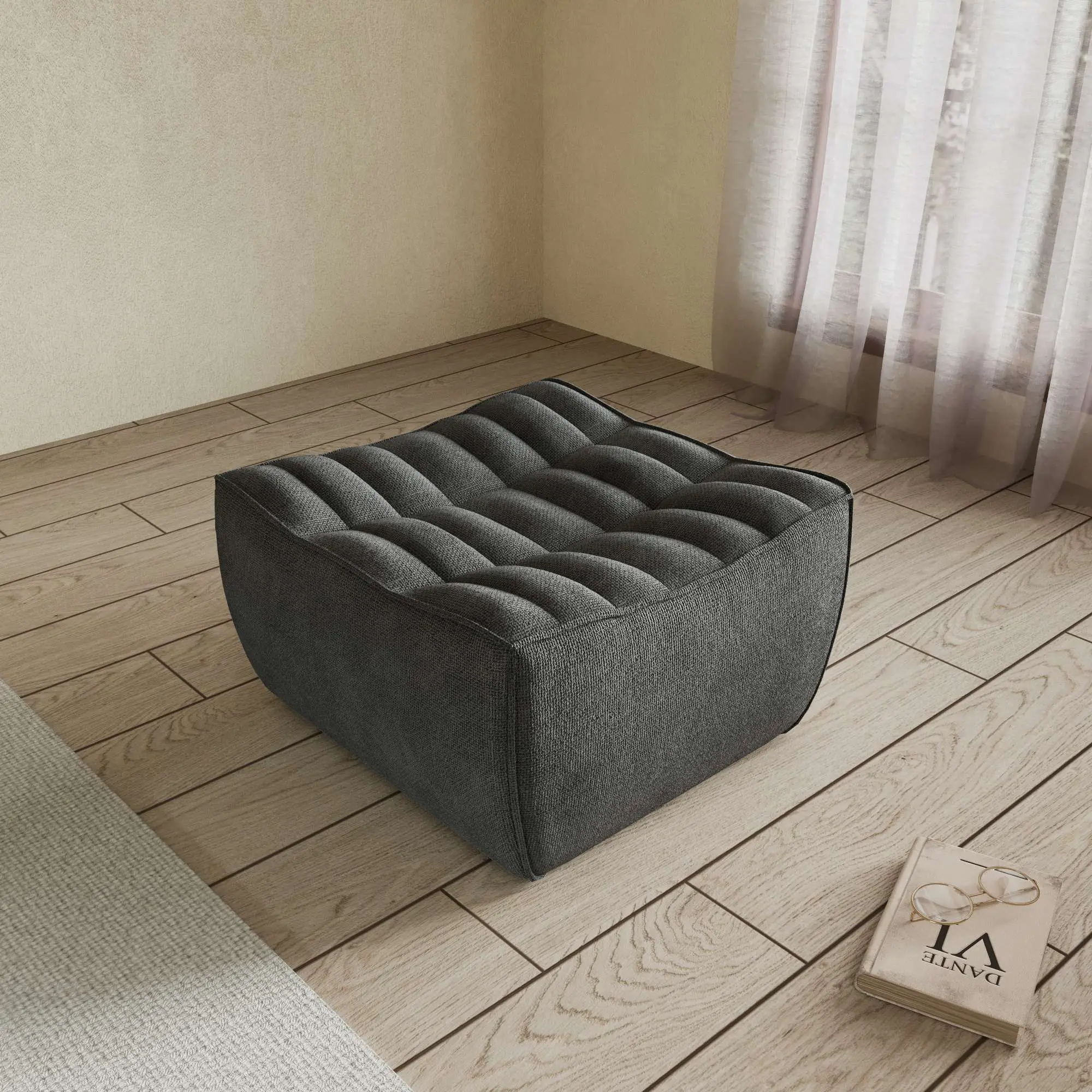 Caterpillar Classic Floor Sofa Modular Cozy Waffle Ottomans 1 Seaters Atunus 1