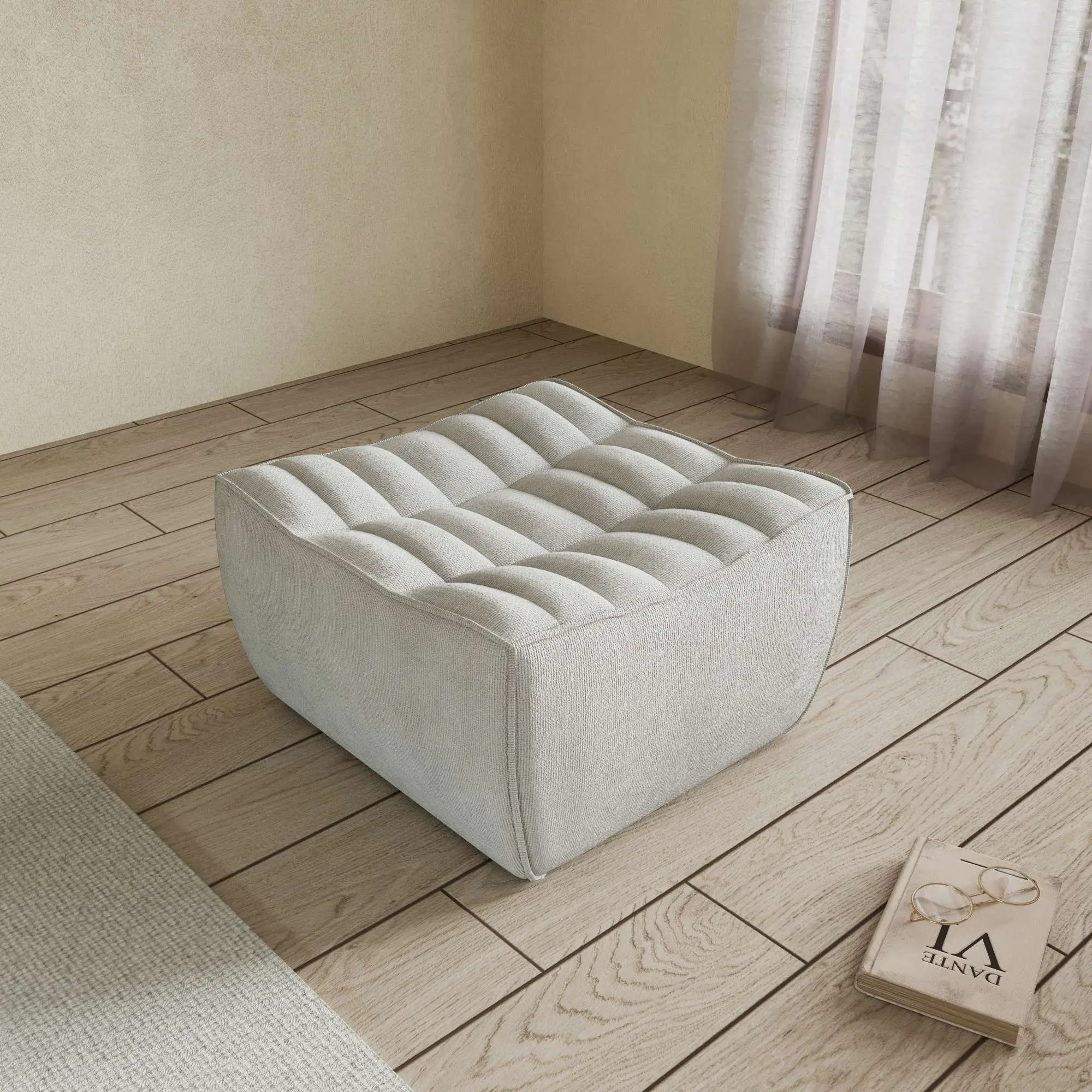 Caterpillar Classic Floor Sofa Modular Cozy Waffle Ottomans 1 Seaters Atunus 3