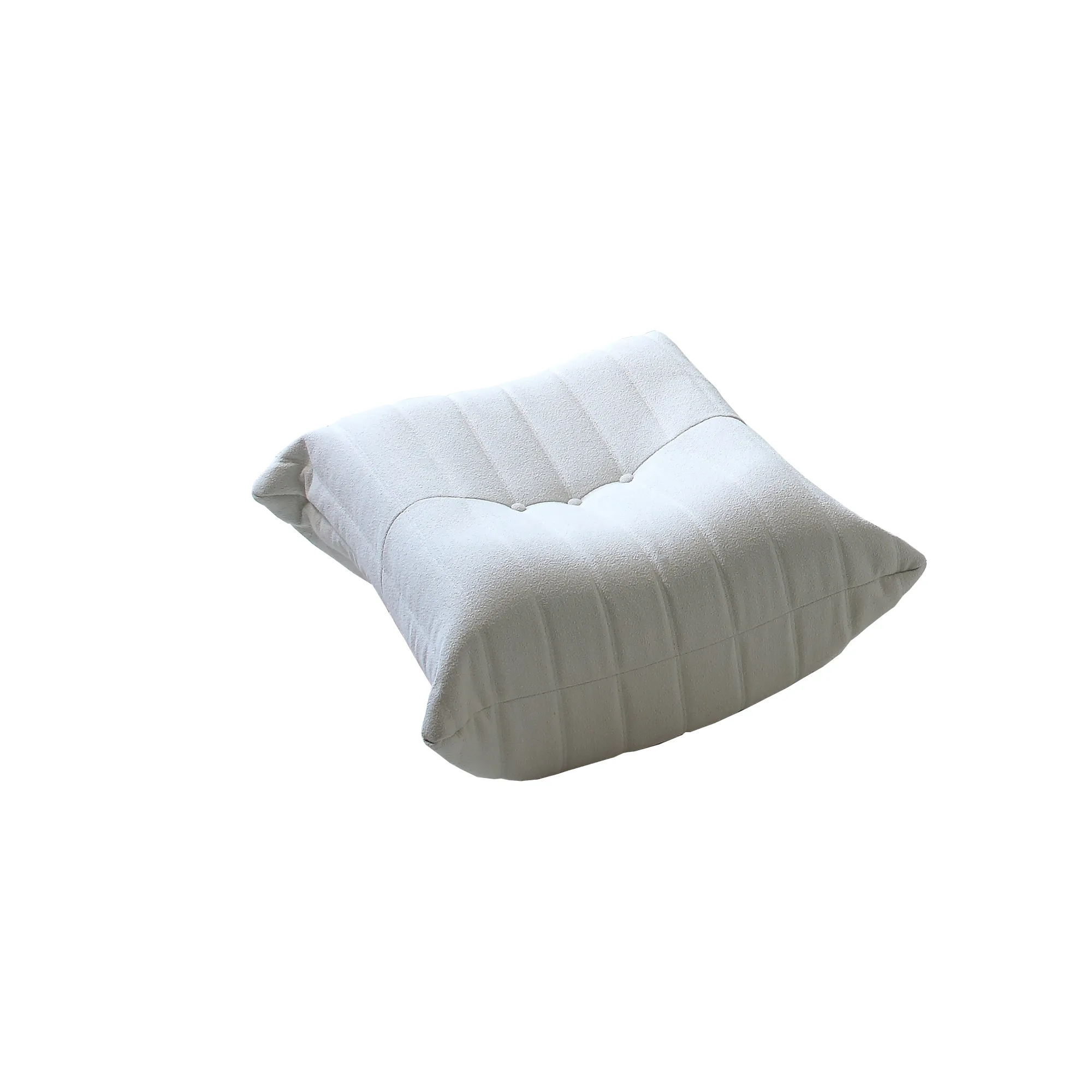Caterpillar Modern Lazy Sofa Comfortable Seating 34 Inch Teddy Velvet Ottomans 1 Seaters Atunus 7