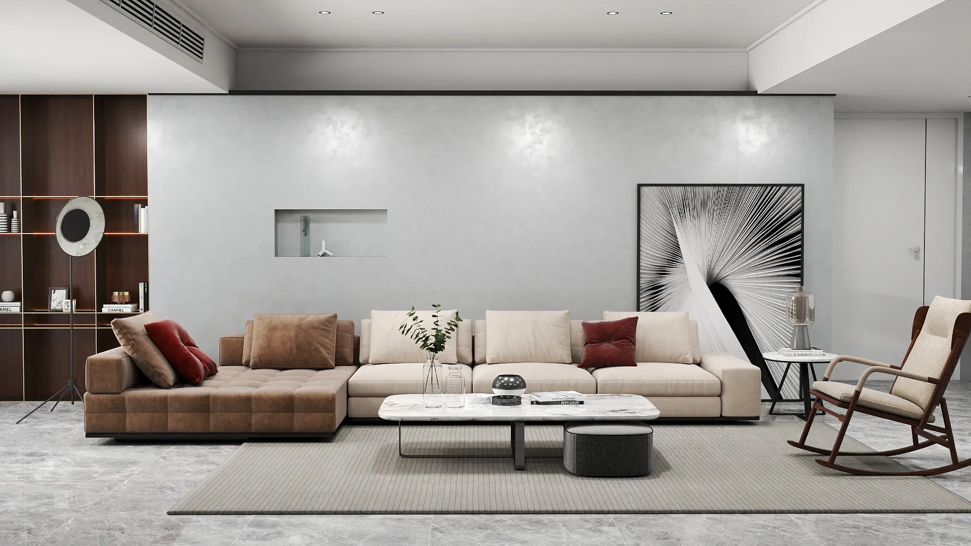 High Value Living Room Lighting Matching
