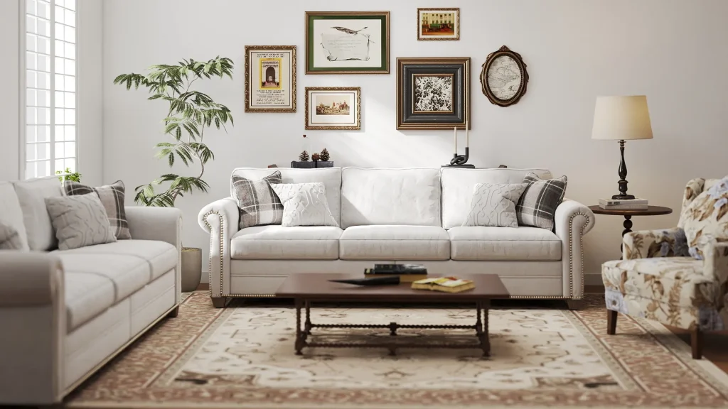 Light Luxury Style Living Room Color Scheme 1