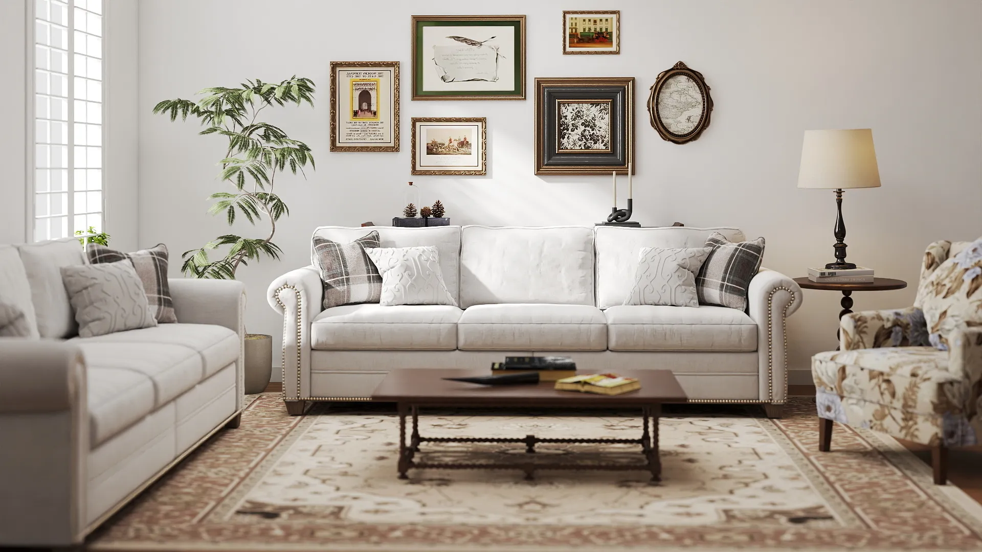 Light Luxury Style Living Room Color Scheme 1