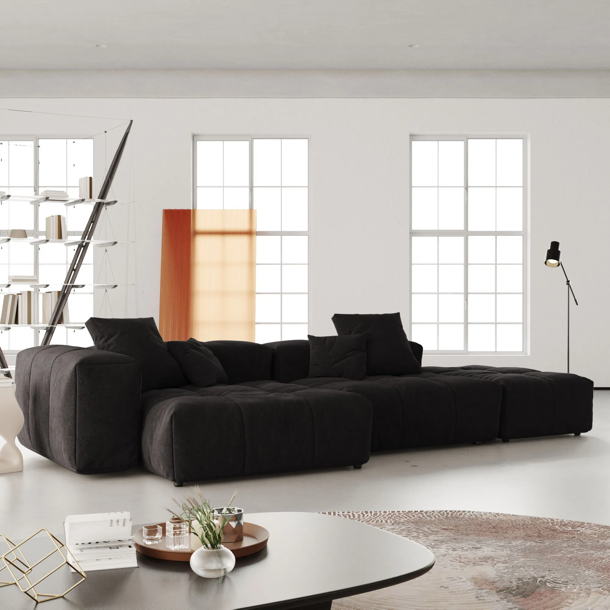 Pixel Classic Modular Sofa 119.27 3 Seater Sofa Chaise Lounge Atunus 6