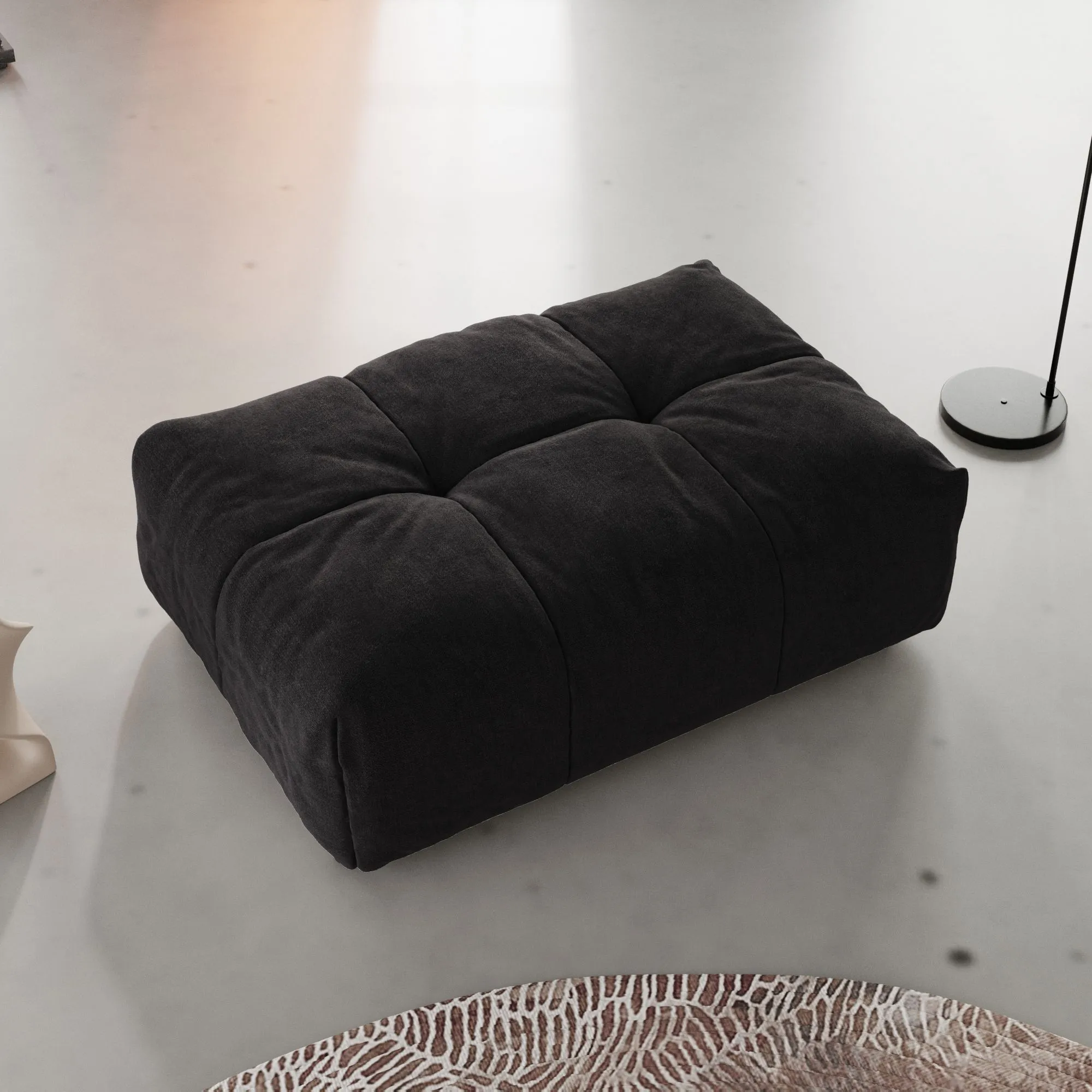 Pixel Classic Modular Sofa Comfort Footrest Linen Ottomans 1 Seaters Atunus 1