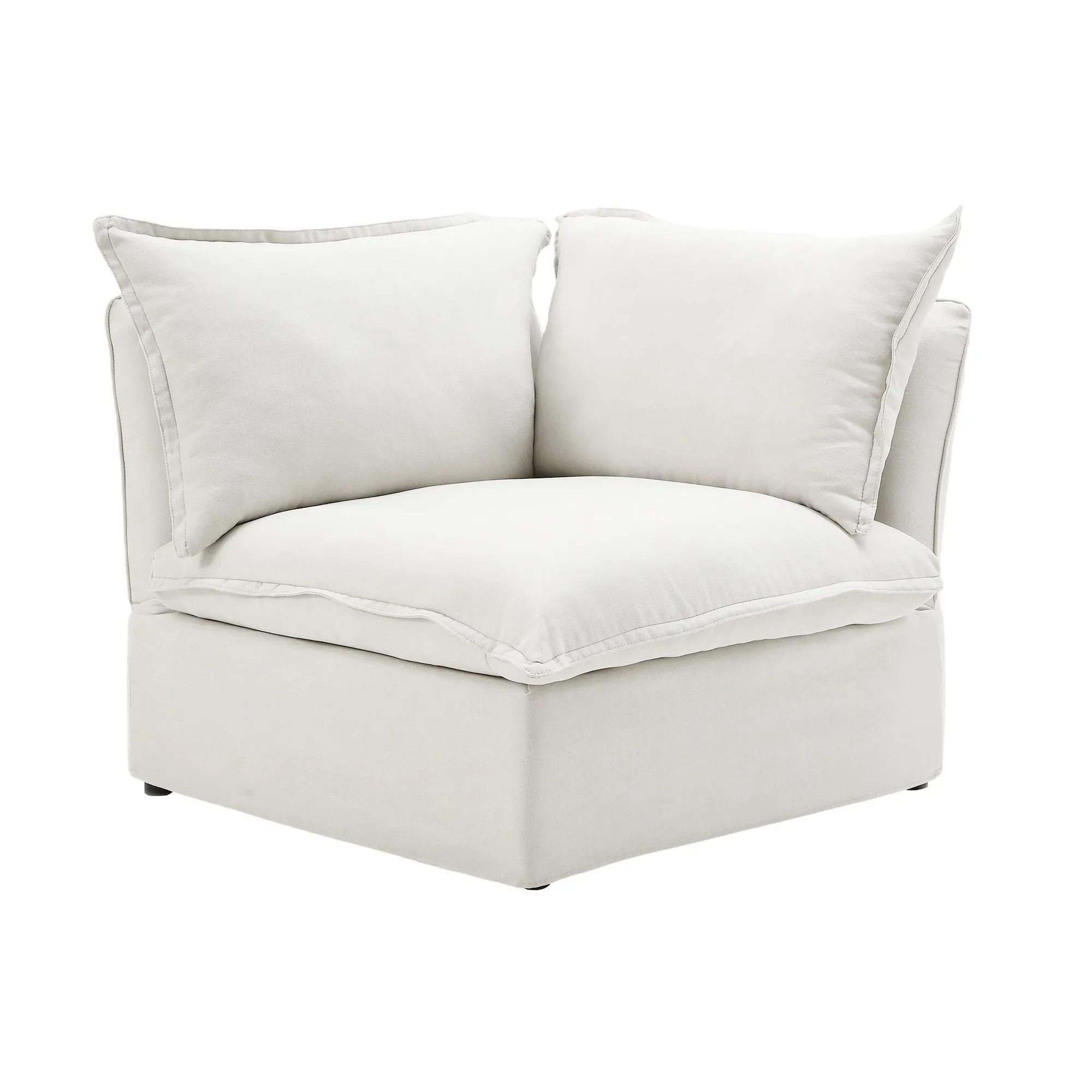 Sky Classic Linen Cloud Sofa Pet Friendly Cover 43 Inch Linen Single Sofa 1 Seaters Atunus 5