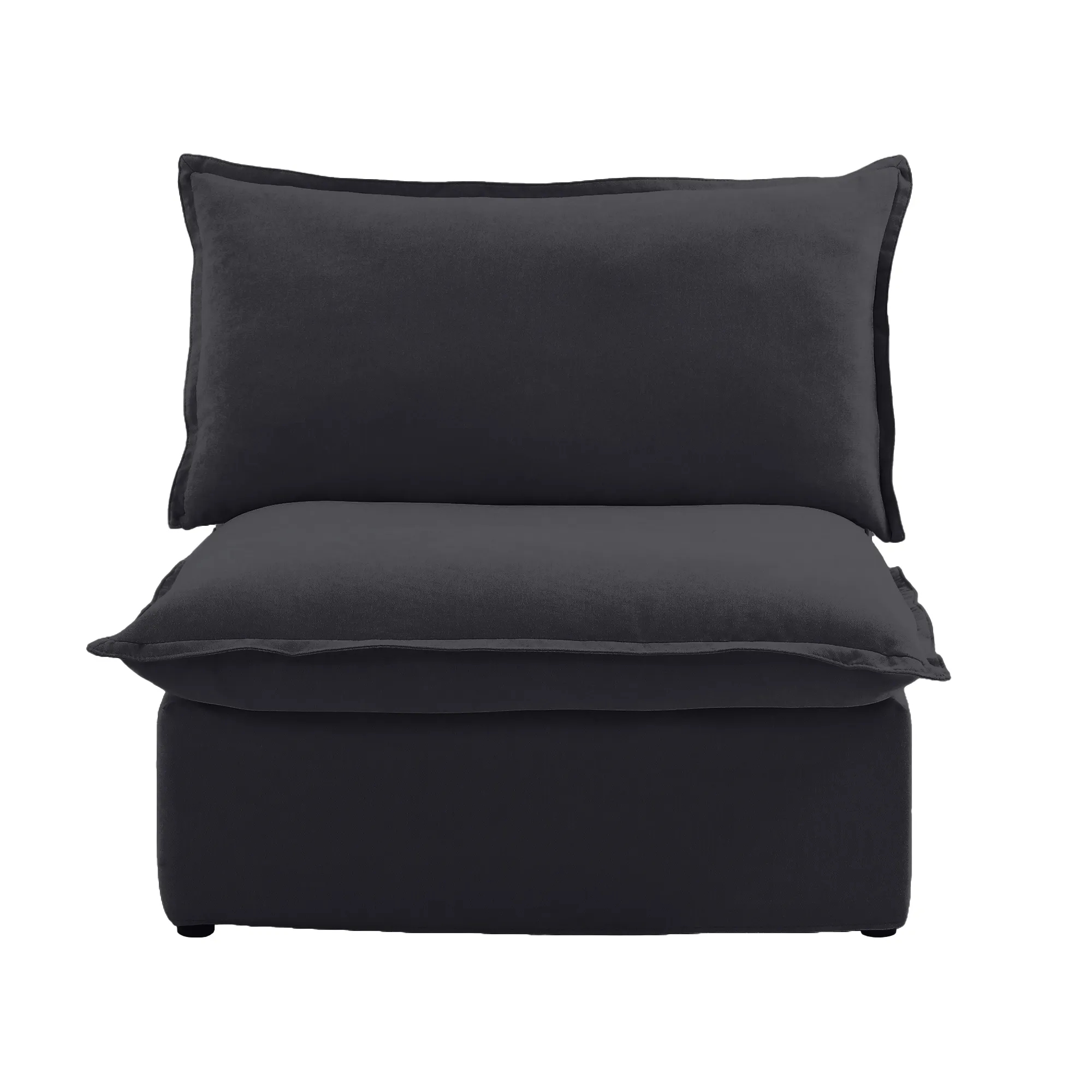 Sky Classic Linen Cloud Sofa Replaceable Cover 40 Inch Linen Single Sofa 1 Seaters Atunus 1