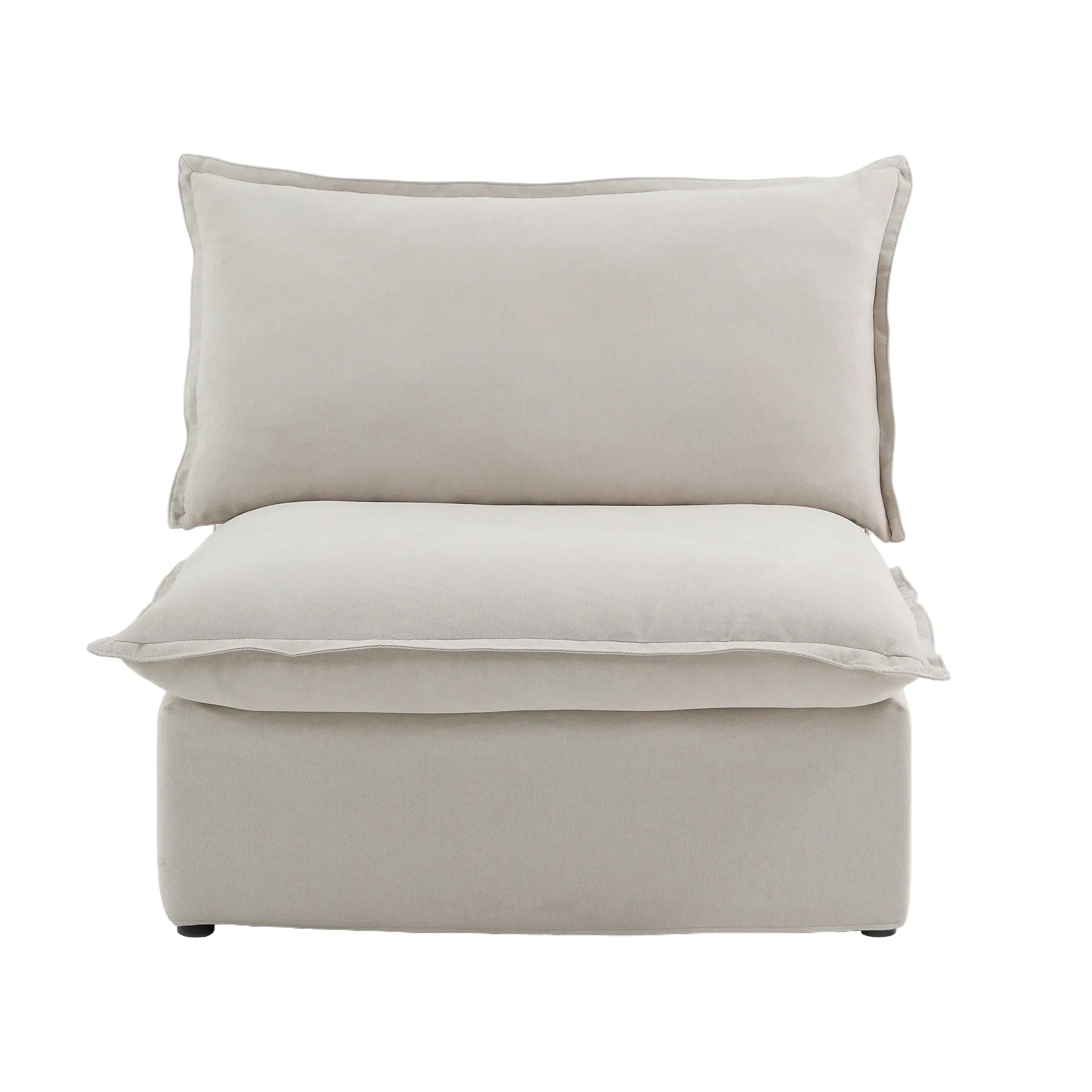 Sky Classic Linen Cloud Sofa Replaceable Cover 40 Inch Linen Single Sofa 1 Seaters Atunus 5