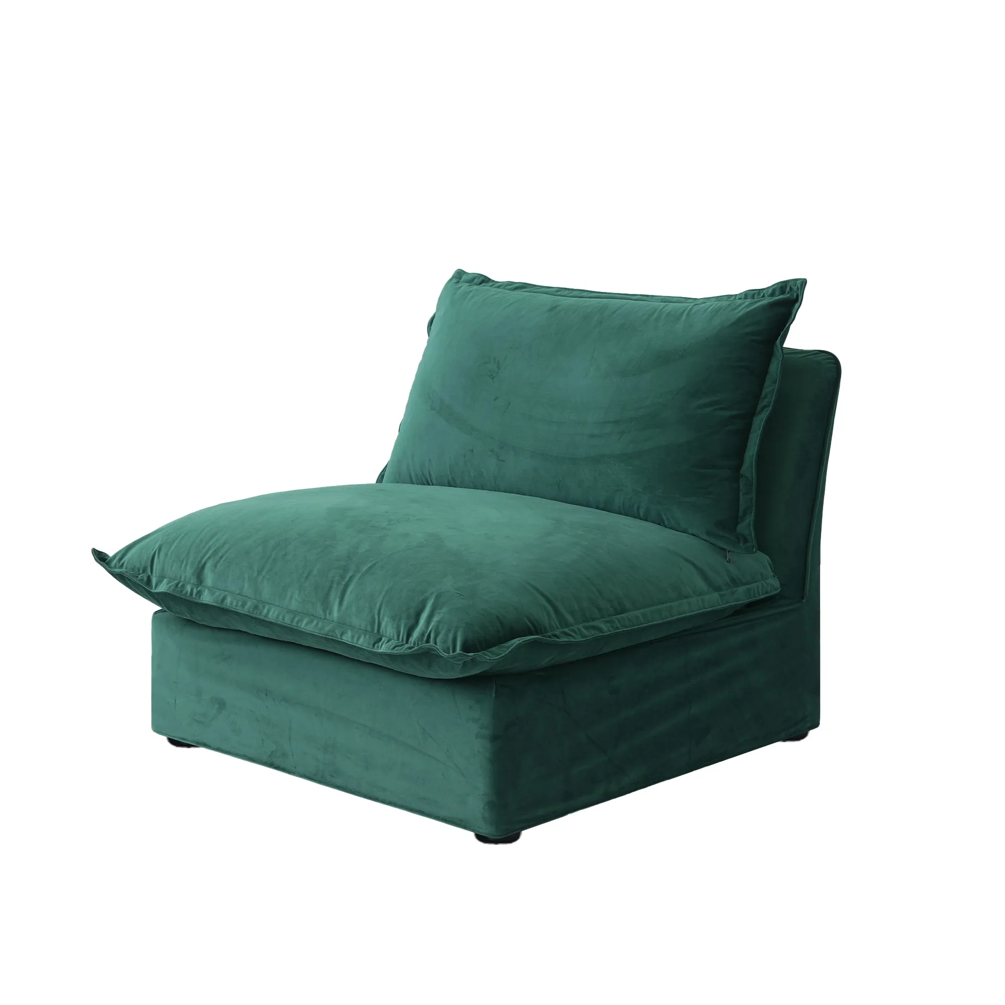 Sky Classic Velvet Cloud Sofa Modular Washable 40 Inch Velvet Single Sofa 1 Seaters Atunus 6