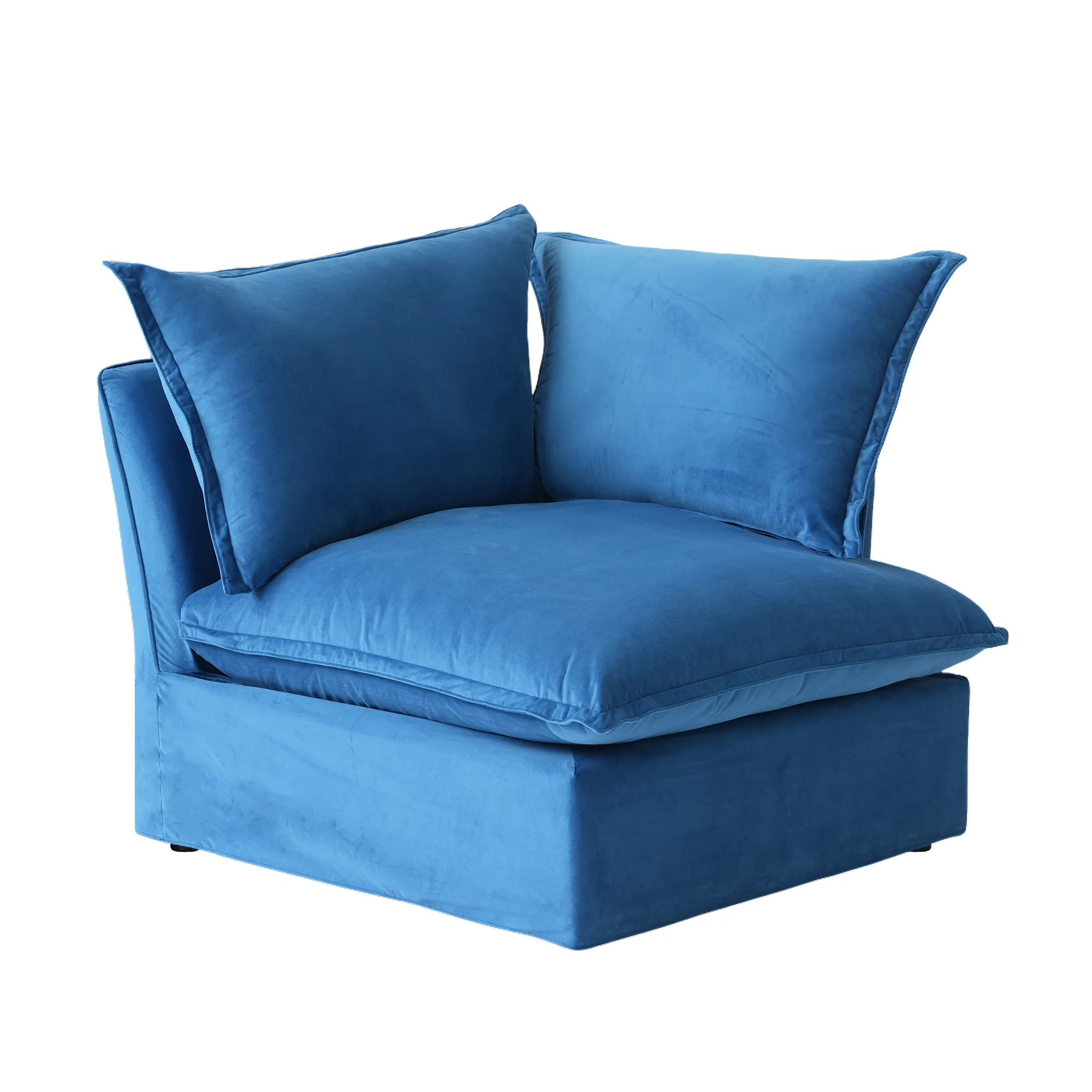 Sky Classic Velvet Cloud Sofa Washable Cover 43 Inch Velvet Single Sofa 1 Seaters Atunus 6