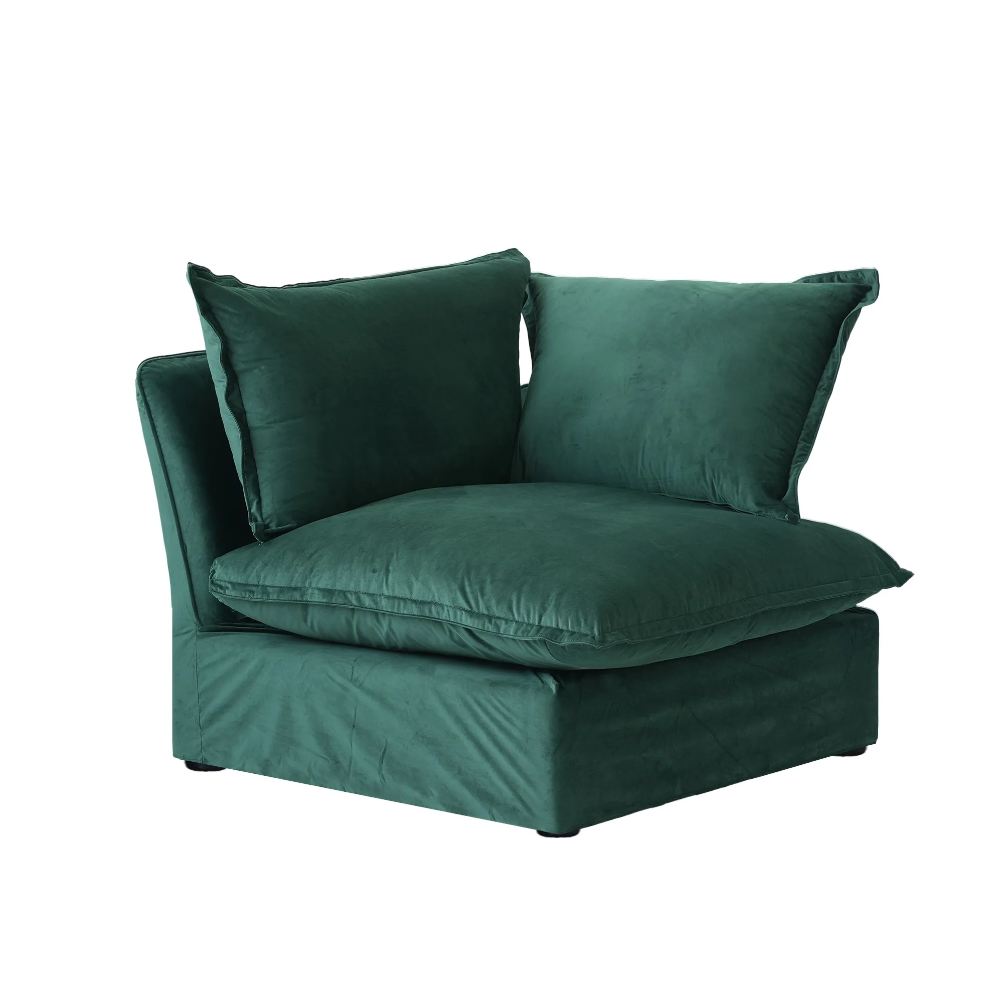 Sky Classic Velvet Cloud Sofa Washable Cover 43 Inch Velvet Single Sofa 1 Seaters Atunus 8