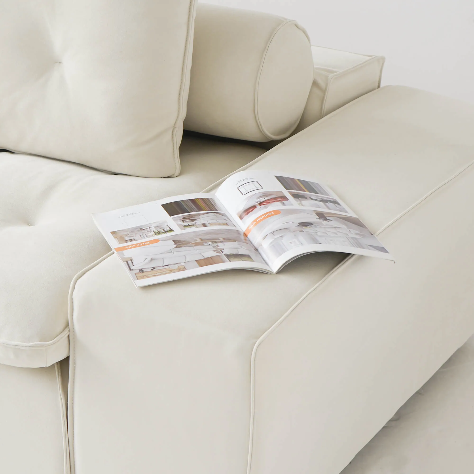 Sky Cloud Deluxe Adjustable Sectional Sofa Comfort Versatility 102 Inch Velvet Chaise Sectionals 3 Seaters Atunus 26