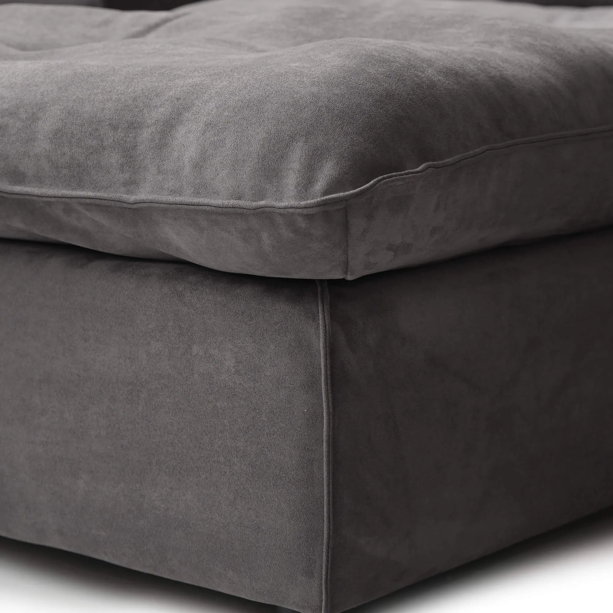Sky Cloud Deluxe Adjustable Sectional Sofa Comfort Versatility 102 Inch Velvet Chaise Sectionals 3 Seaters Atunus 27