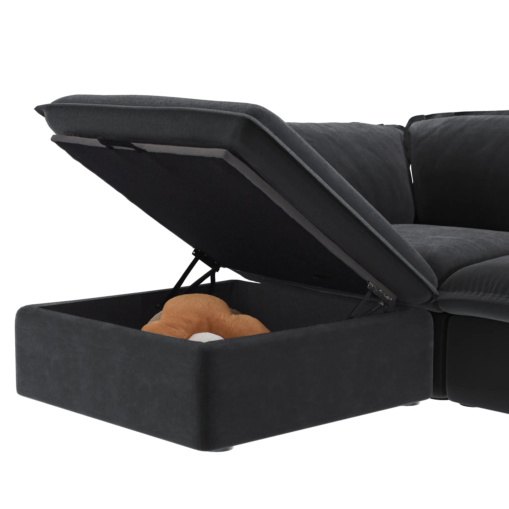 Sky Cloud Plus Cloud Sofa Modular Washable Linen L Shaped Sectionals 4 Seaters Atunus 13