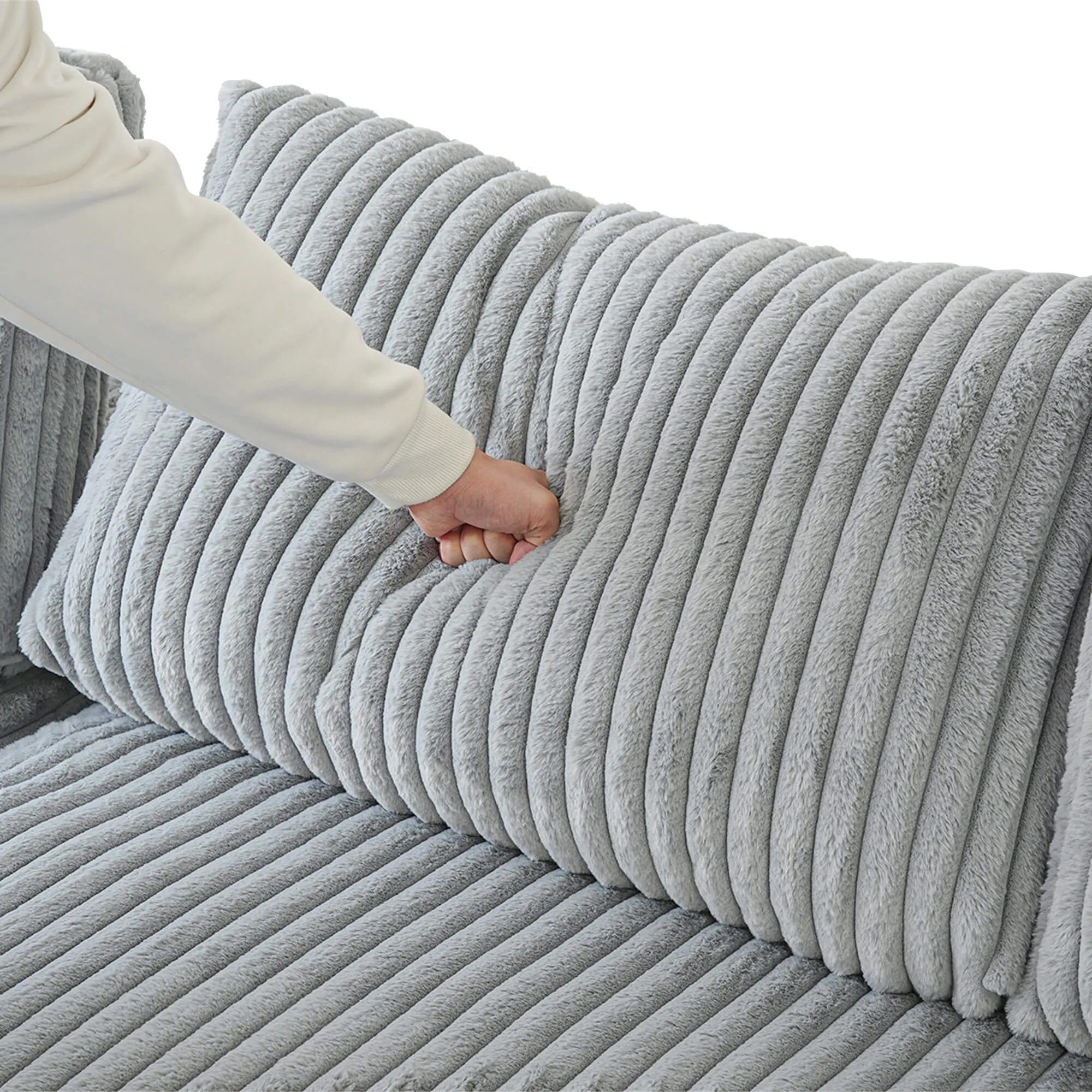 Sky Cloud Pro Sectional Sofa Modular Comfort Plush Fabric Corner Sectionals 6 Seaters Atunus 31