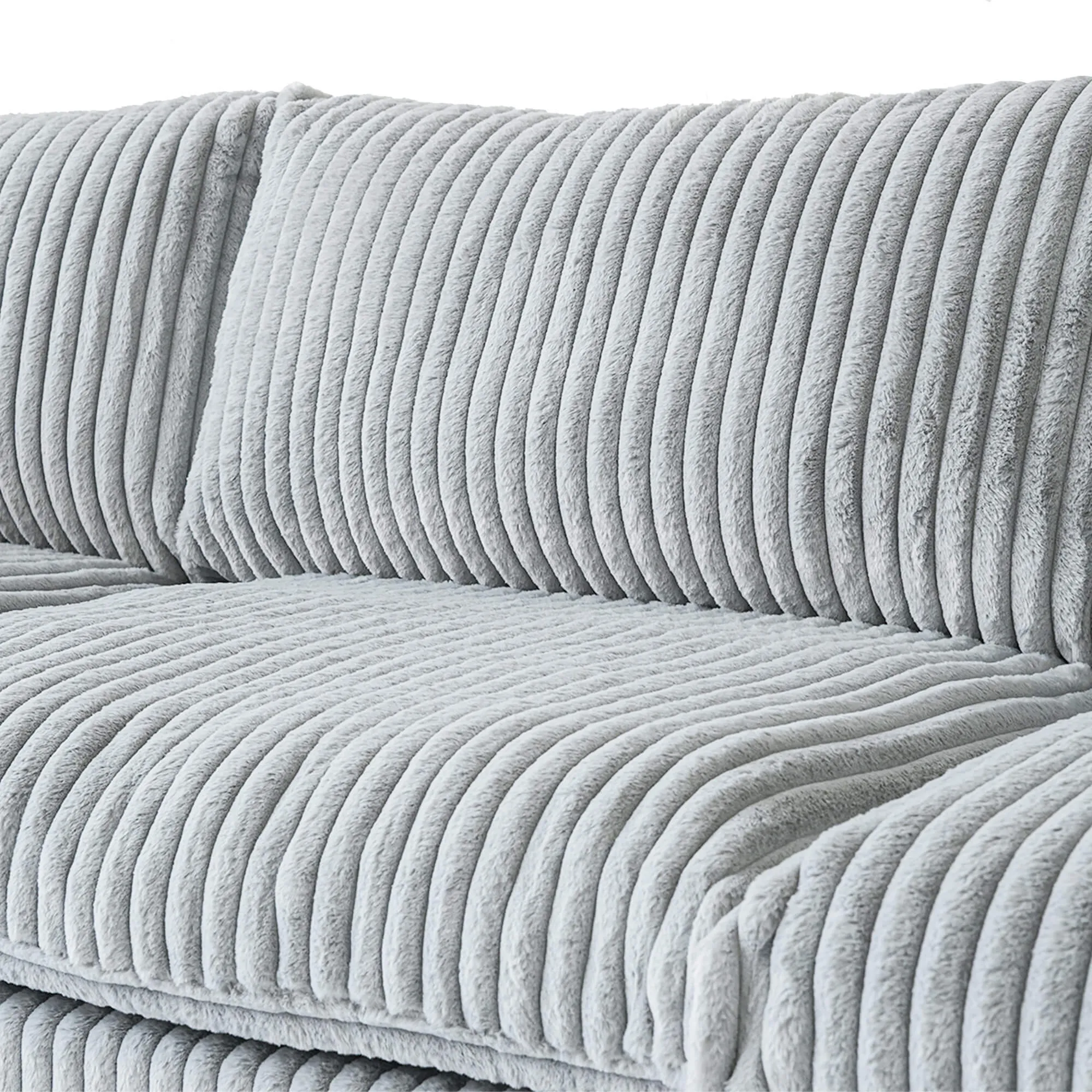 Sky Cloud Pro Sectional Sofa Modular Cozy Plush Fabric Sleepers 4 Seaters Atunus 27