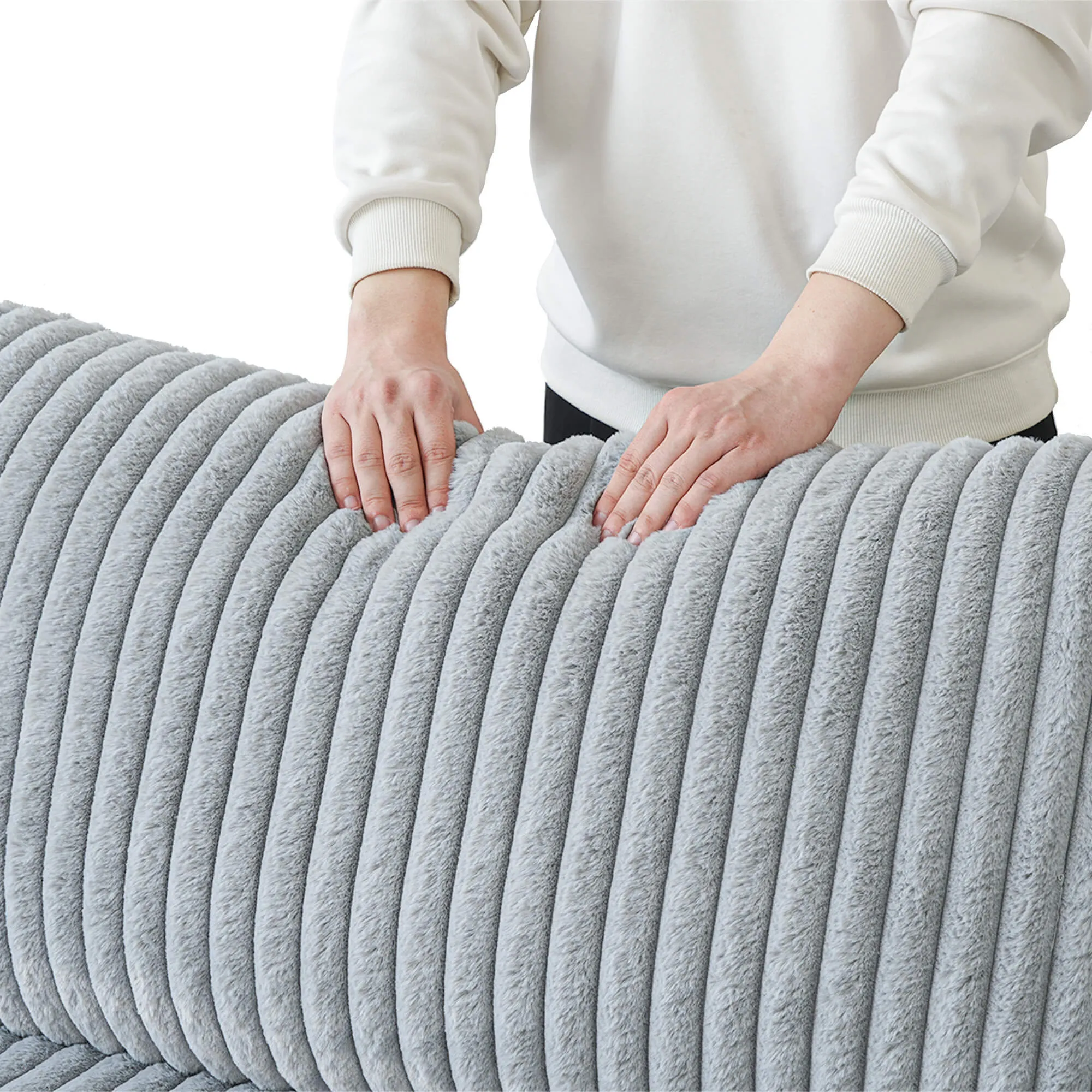 Sky Cloud Pro Sectional Sofa Modular Cozy Plush Fabric Sleepers 4 Seaters Atunus 32