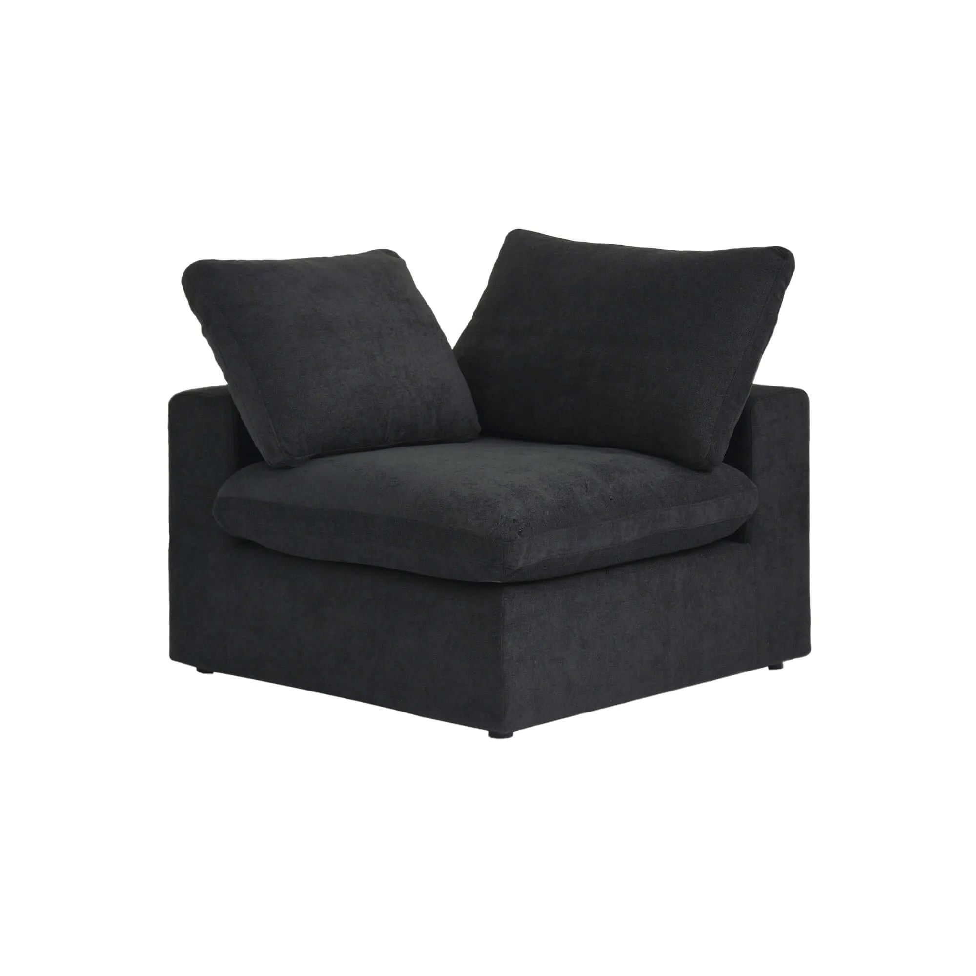 Sky Cloud Sectional Sofa Replaceable Cover 40 Inch Linen Single Sofa 1 Seaters Atunus 1