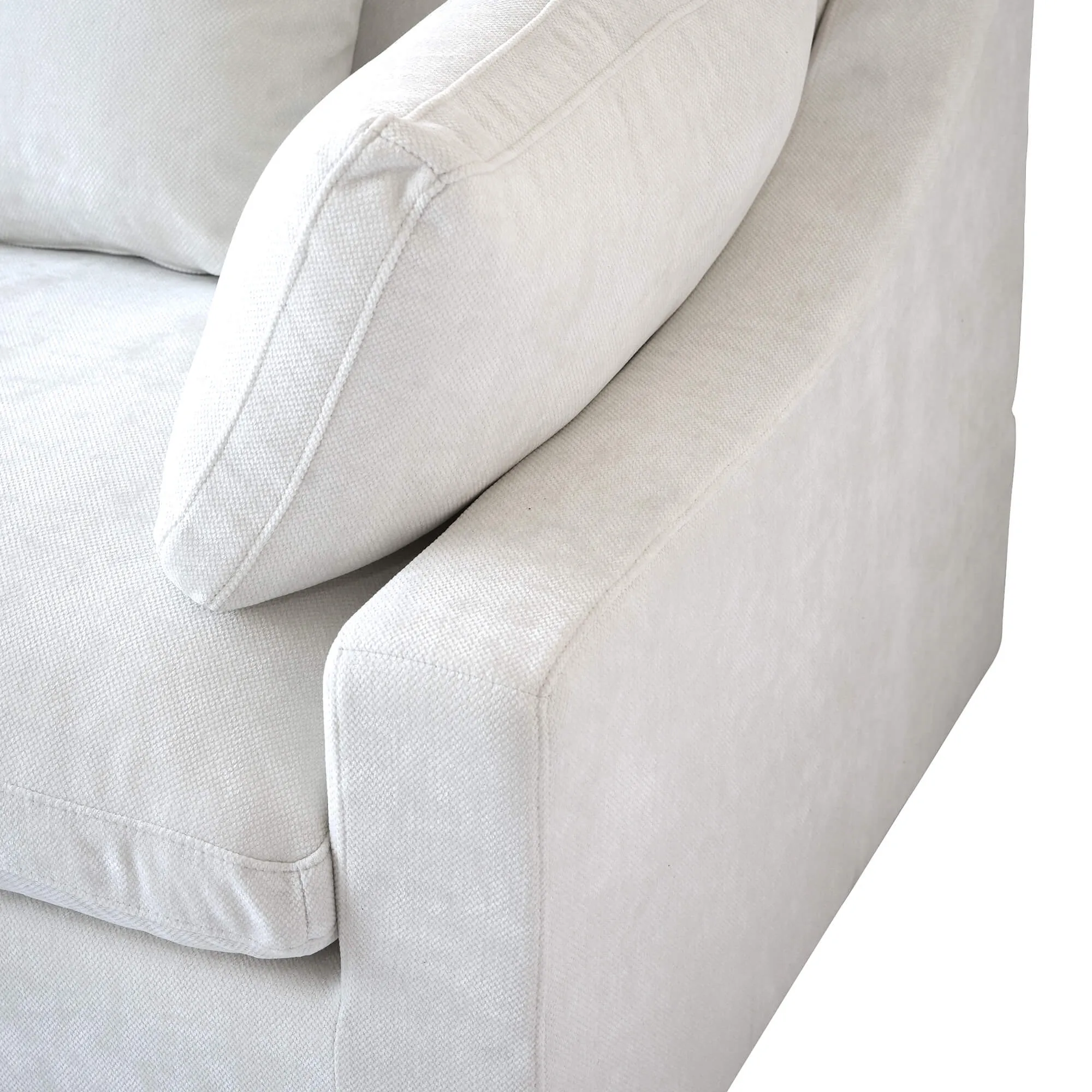 Sky Cloud Slope Sectional Sofa Cozy Comfort 83 Inch Linen L Shaped Sectionals 3 Seaters Atunus 21