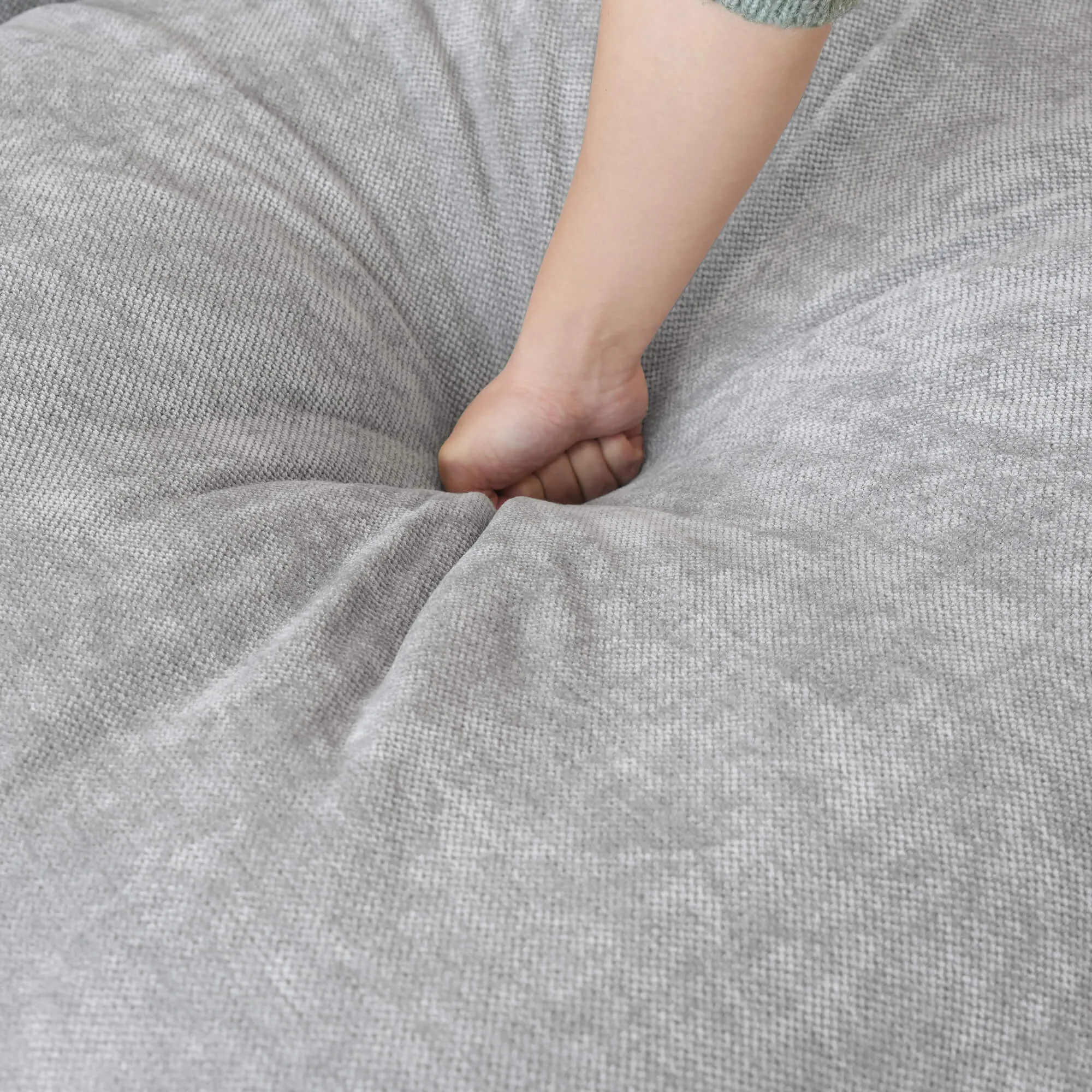 Sky Cloud Slope Sectional Sofa Pet Friendly Linen L Shaped Sectionals 5 Seaters Atunus 27