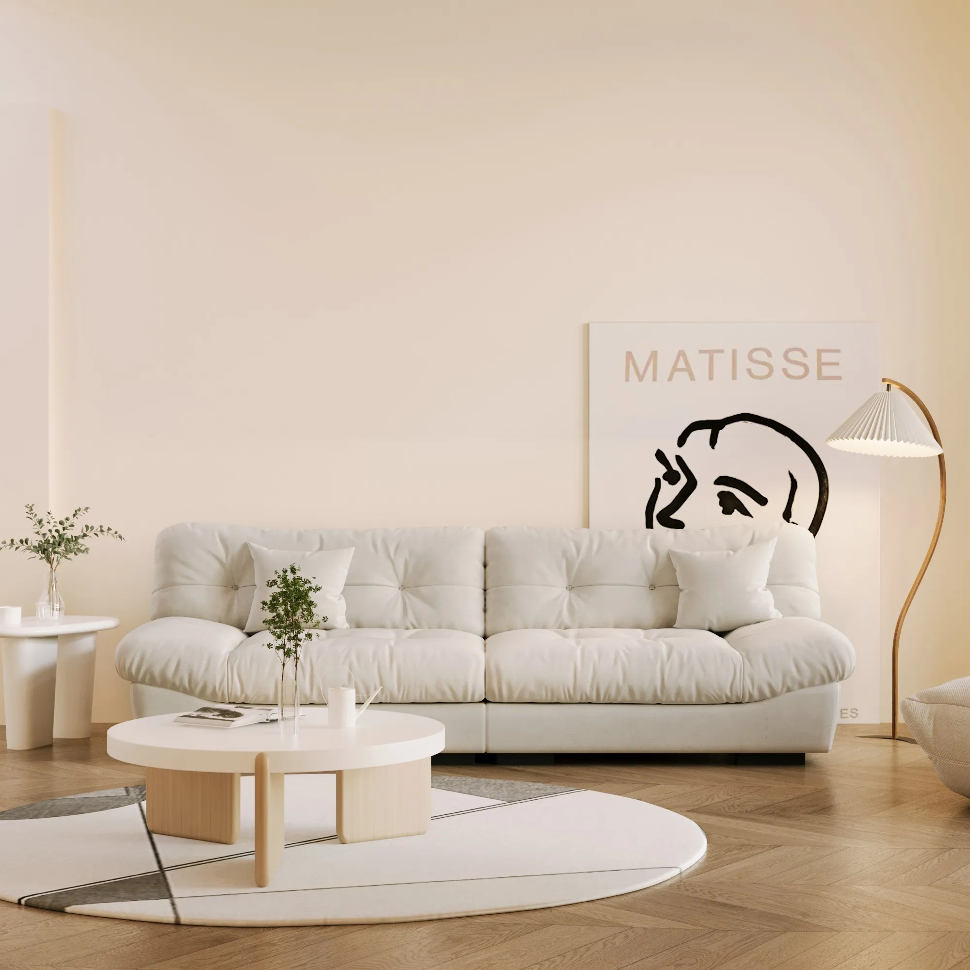Soffice Pet Friendly Loveseat Sofa Atunus 1