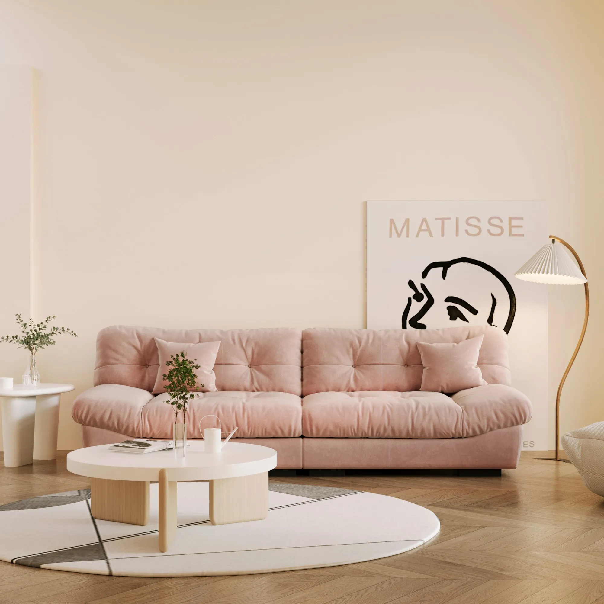 Soffice Pet Friendly Loveseat Sofa Atunus 3