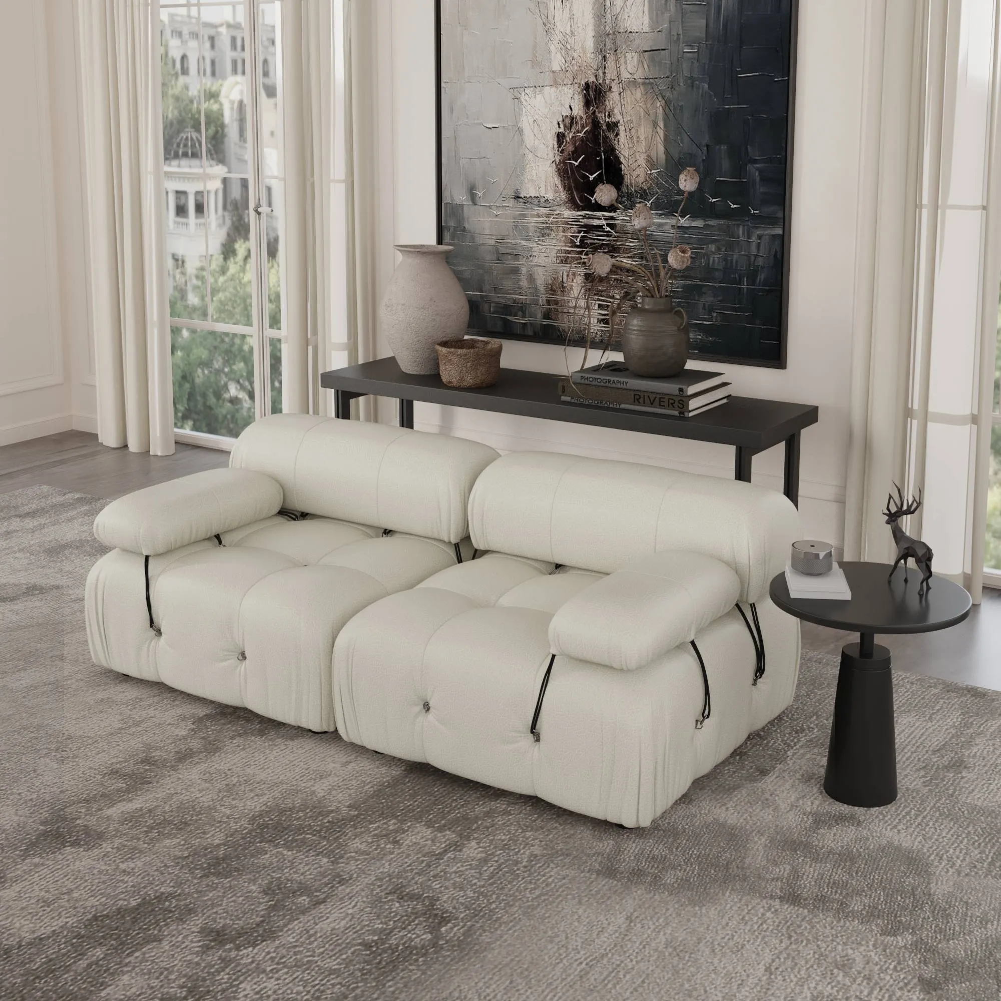 Urban Classic Modular Sofa Modular Comfort 72 Inch Leather Corner Sectionals 2 Seaters Atunus 10