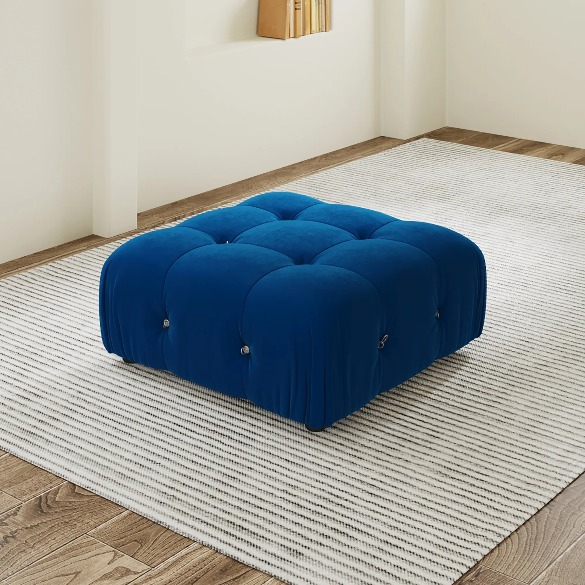 Urban Classic Modular Sofa Modular Cozy 35 Inch Velvet Ottomans 1 Seaters Atunus 11
