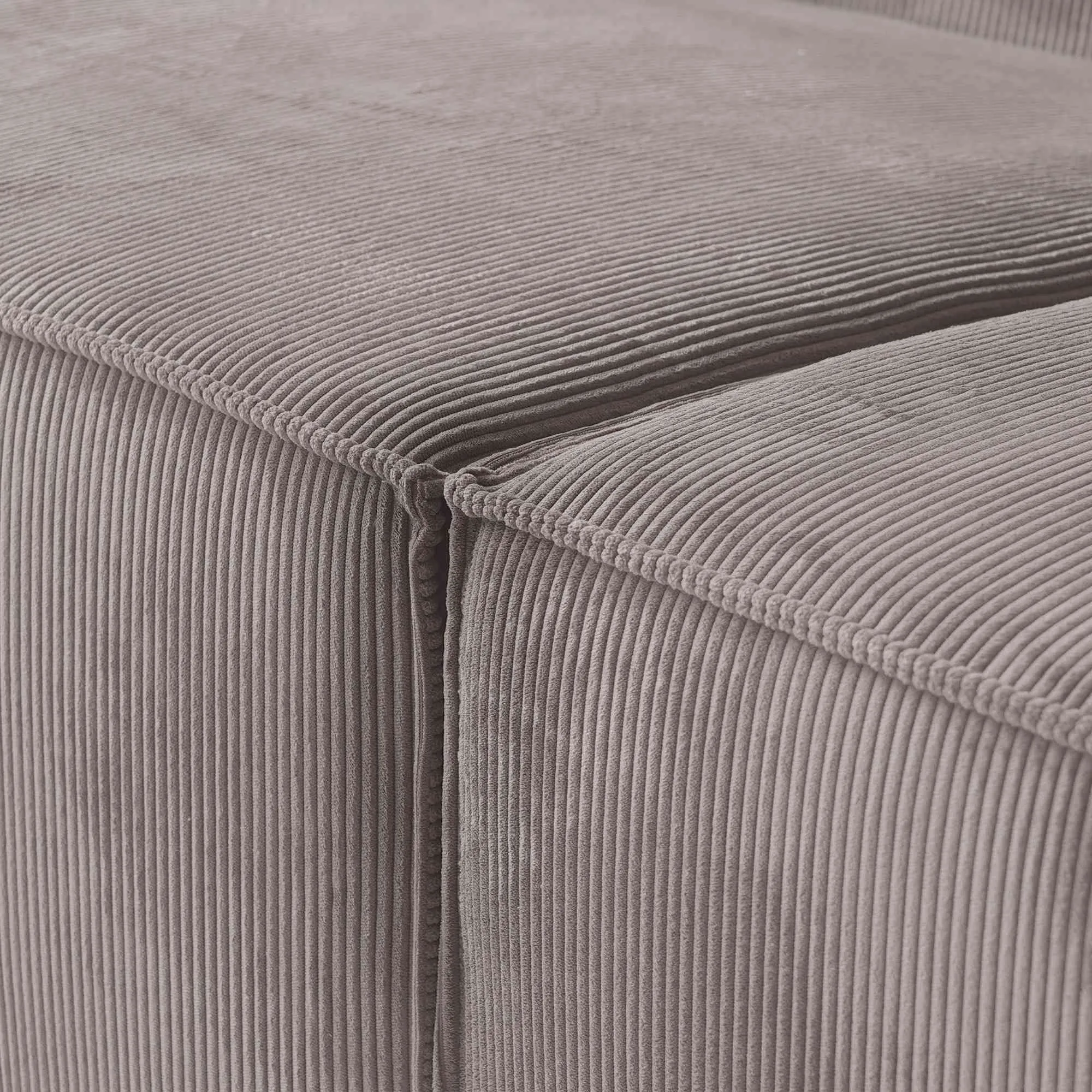 Urban Plus 3 Seater Corduroy Modular Sectional Sofa Atunus 21