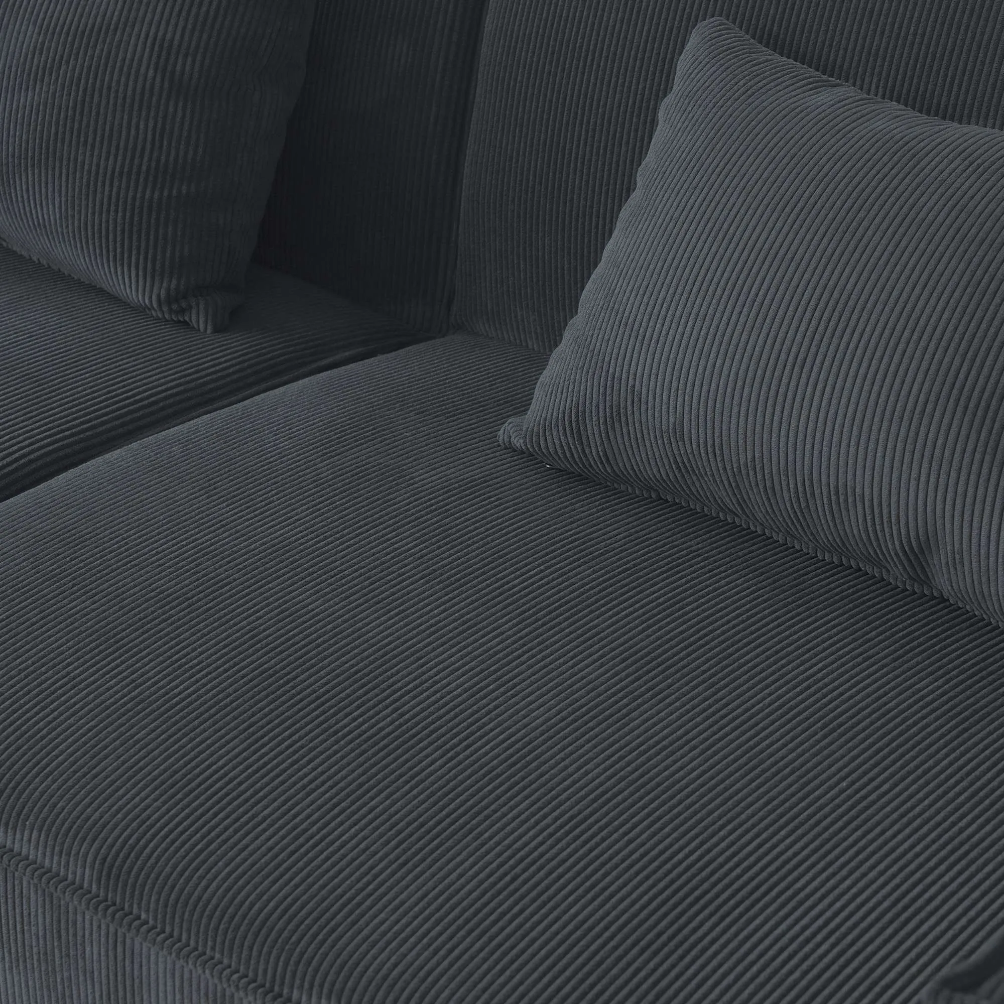 Urban Sectional Sofa Modular Comfort Corduroy Chaise Sectionals 4 Seaters Atunus 25