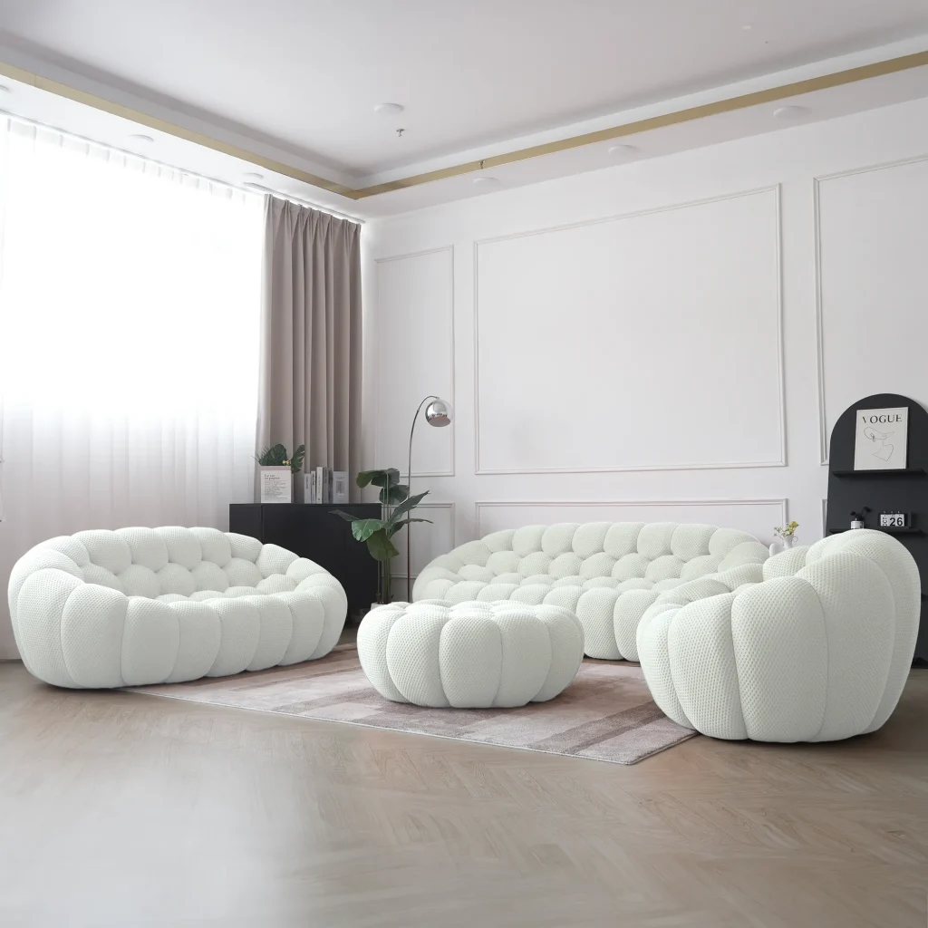 Bubble Sofa White Sofa Set
