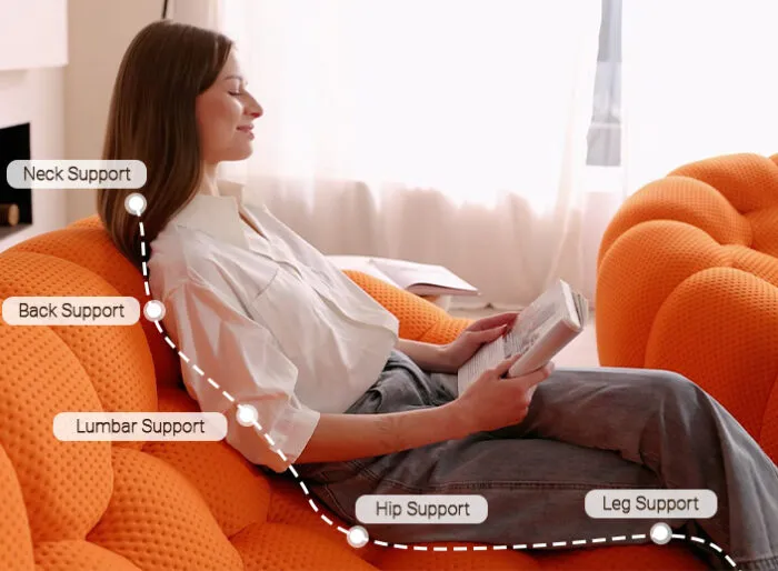Bubble Armless Sofa Ergonomic
