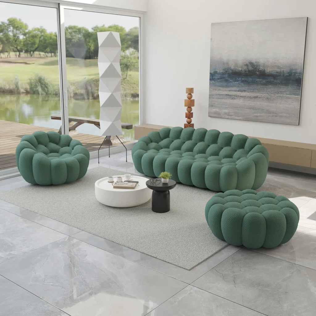 Bubble Sofa Green Set