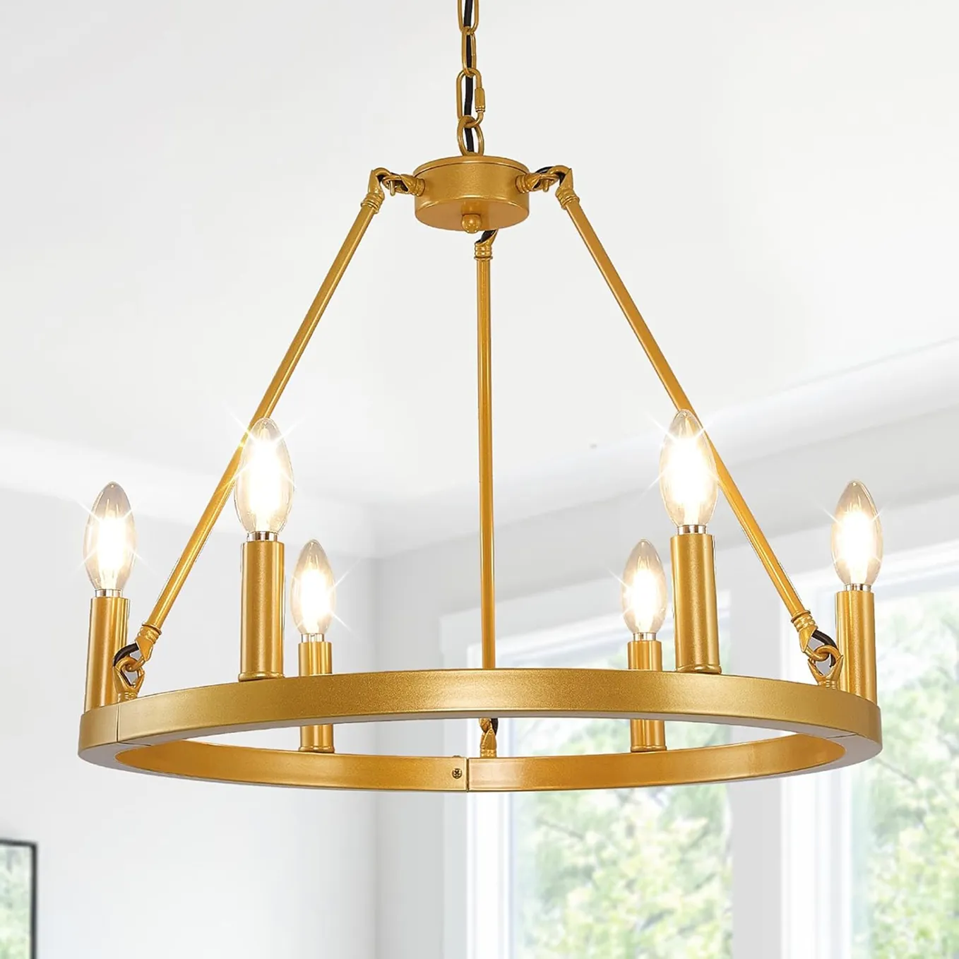 6 Light Black Chandelier 2 1750235500