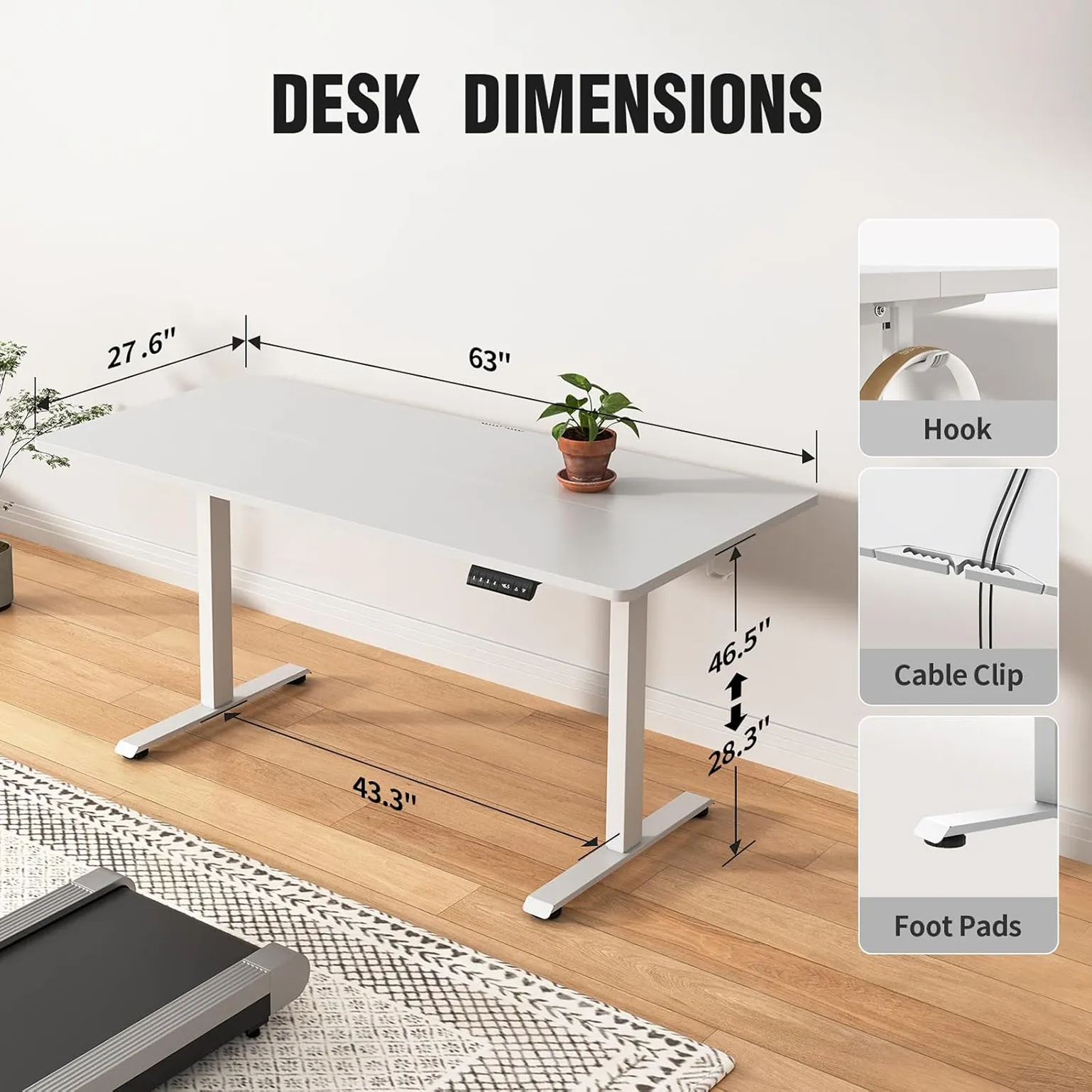 63x27.6 Inch Large Size Electric Lift Desk 2 1750296797