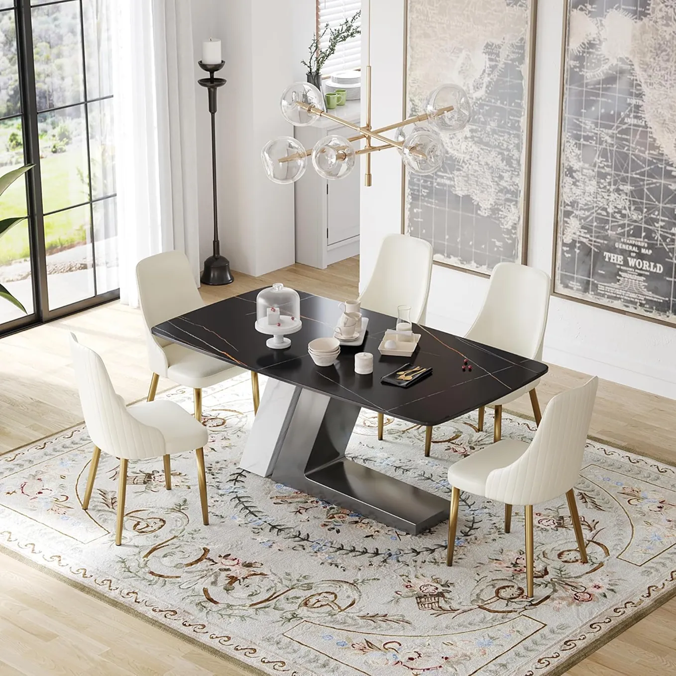 71 Inch Modern Dining Table 3 1750239729