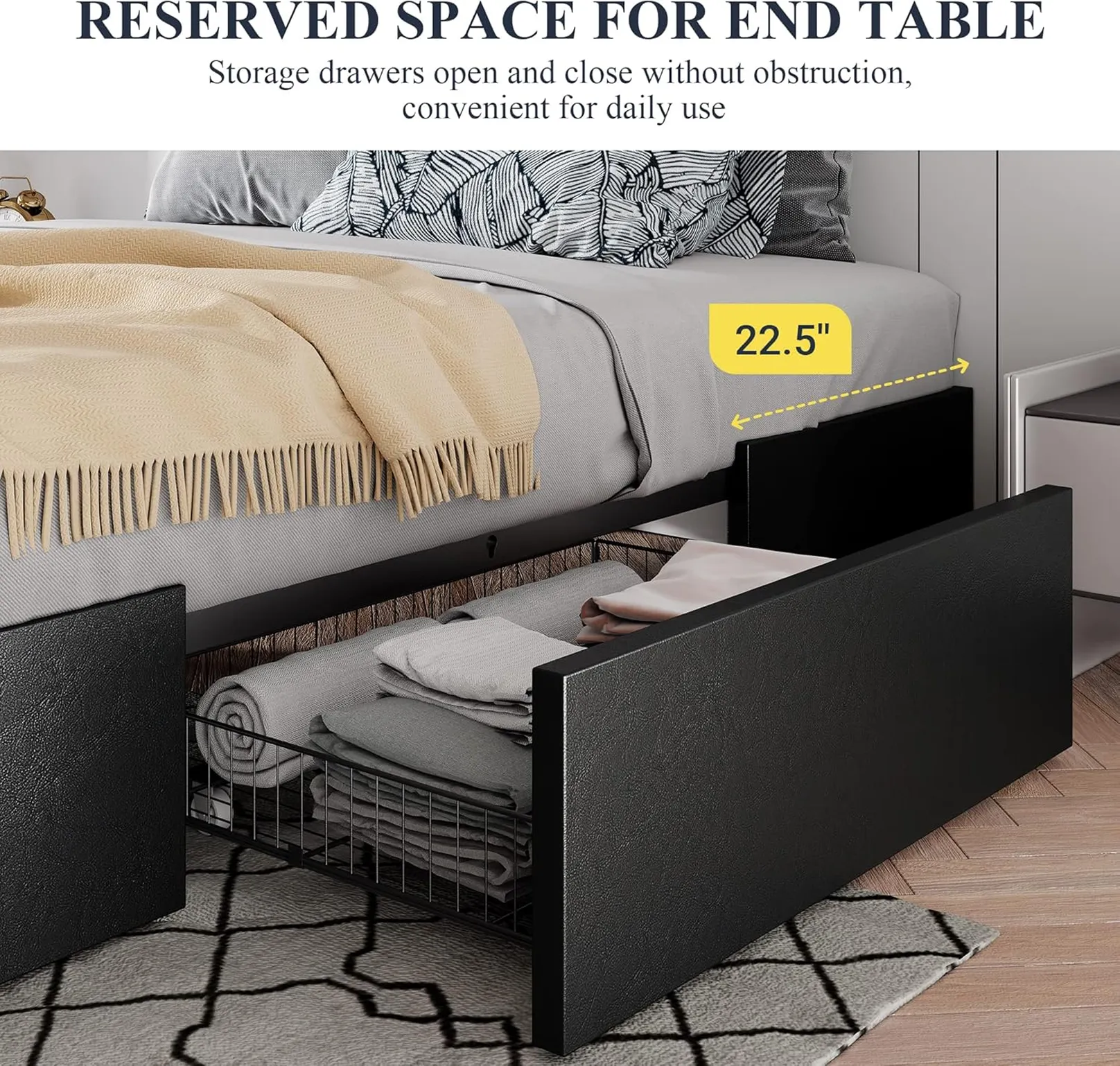 Bed Frame With 3 Storage Drawers 2 1750241749