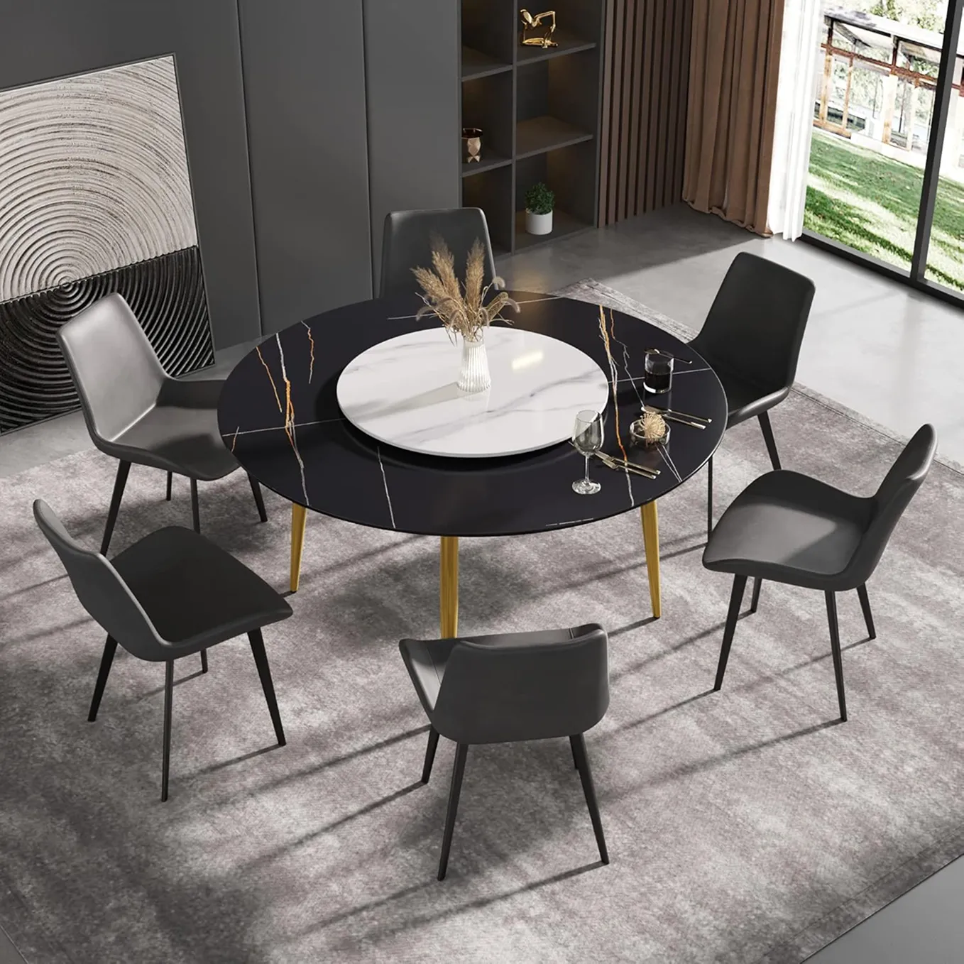 Contemporary Circular Dining Table For 8 2 1750239733