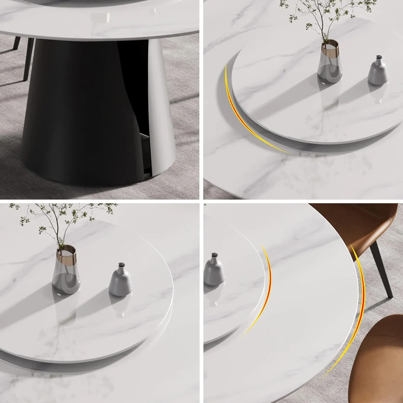 Contemporary Circular Dining Table For 8 5 1750239707