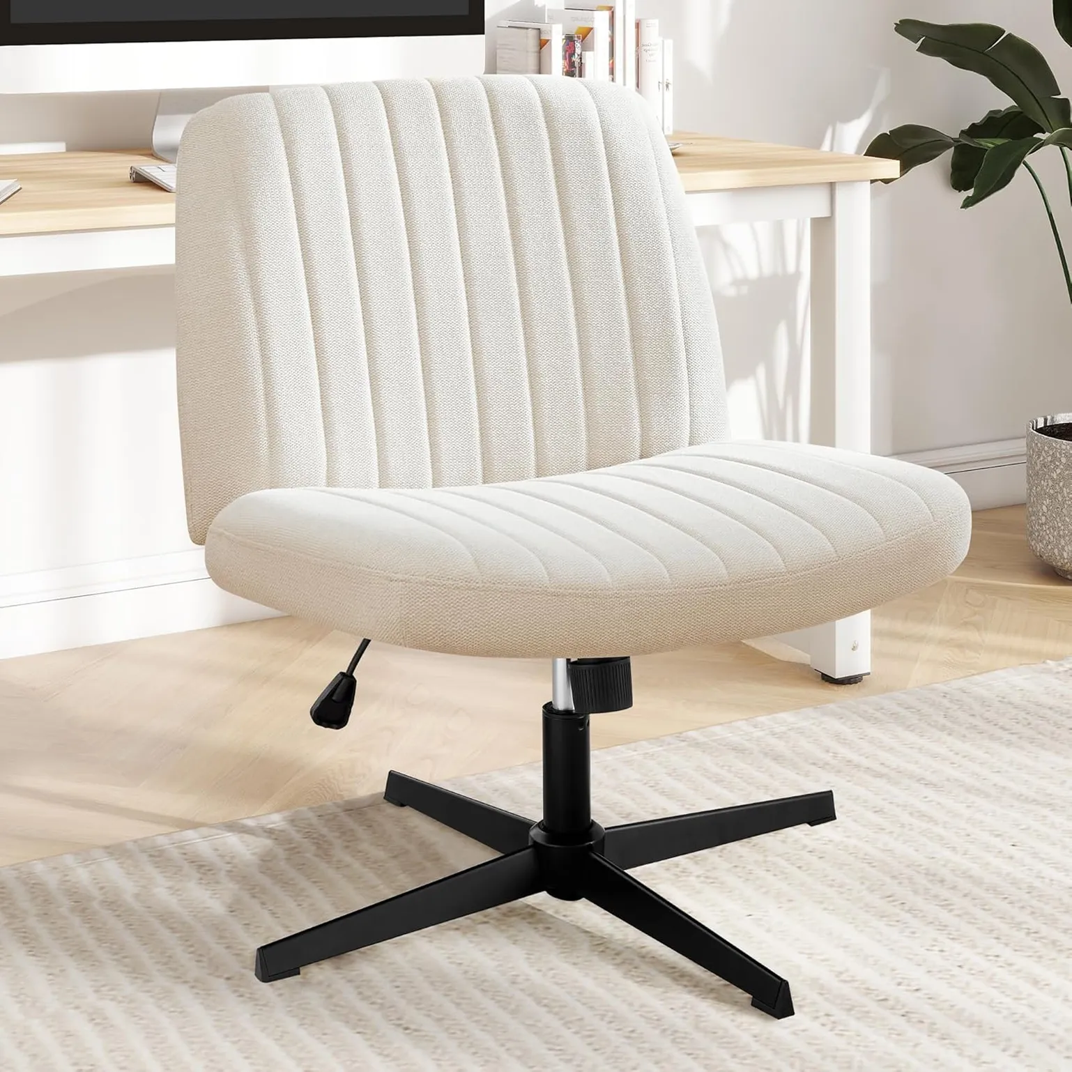 Cross Legged Office Chair By Dumos Wide Comfortable Desk Seat 1 1750297837