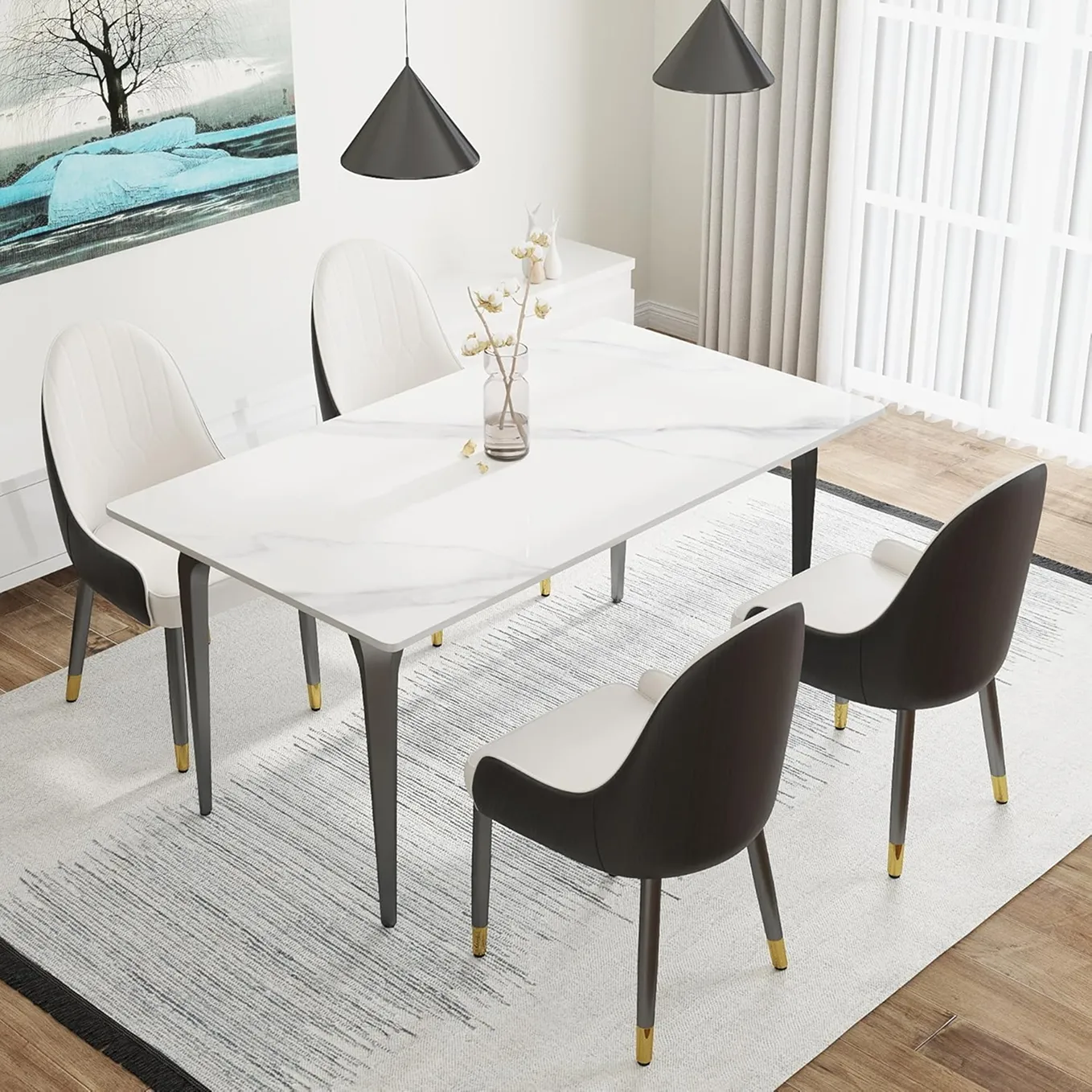 Modern Dining Chairs Set Of 2 4 1750237949