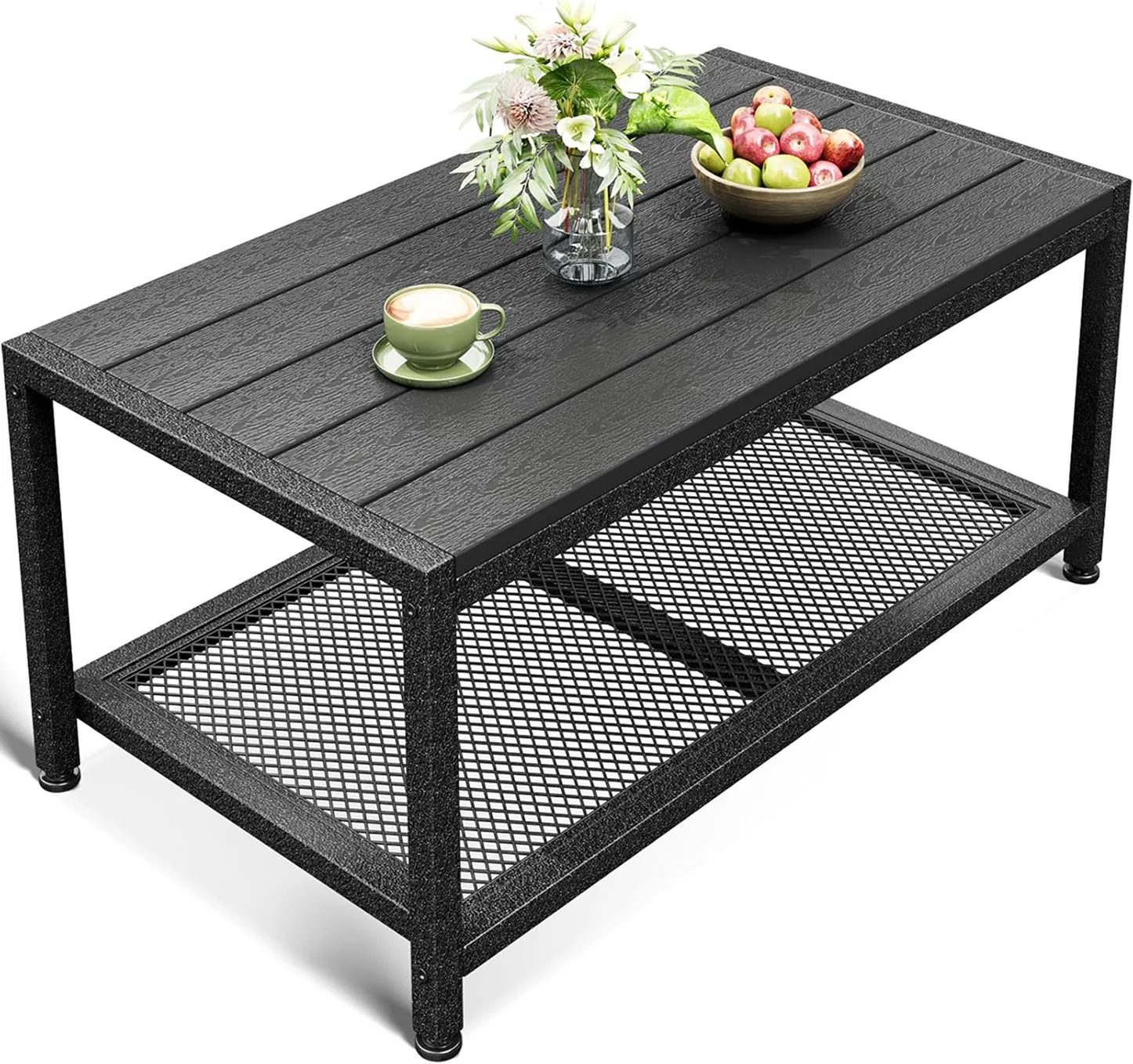 Outdoor Coffee Table With Double Layer Storage 1 1750301527
