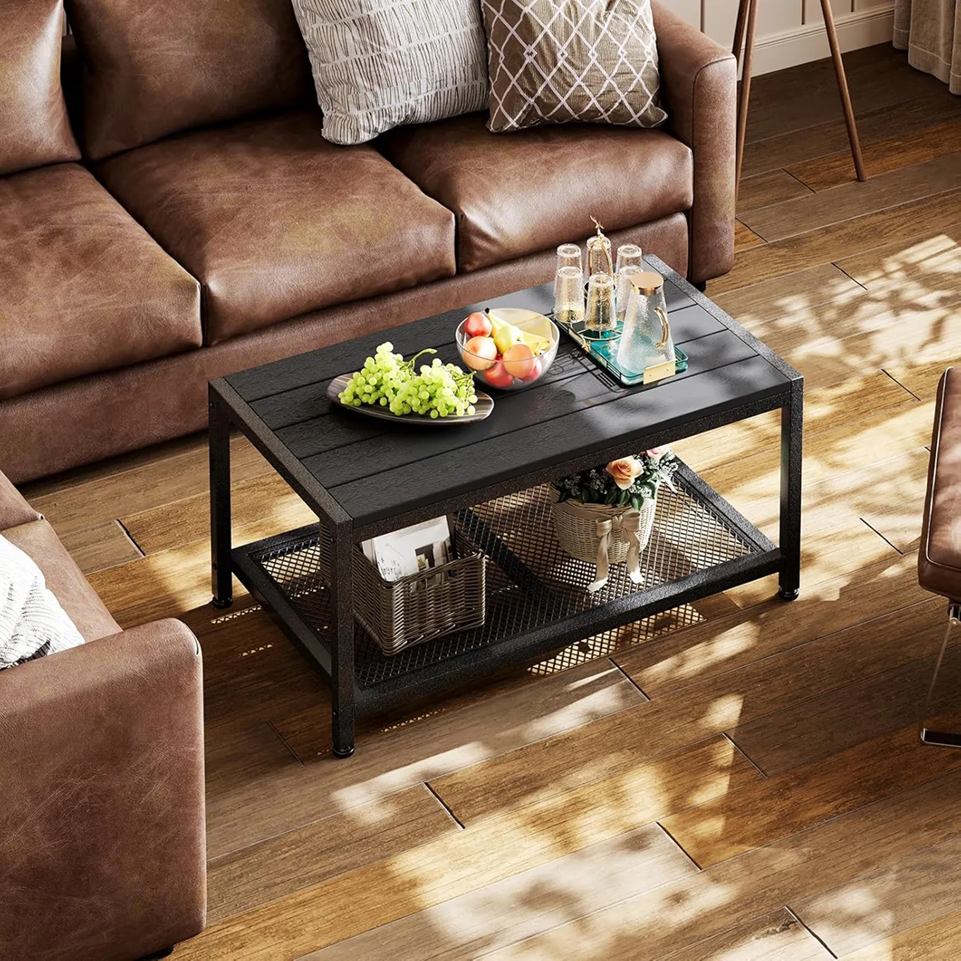 Outdoor Coffee Table With Double Layer Storage 2 1750301528