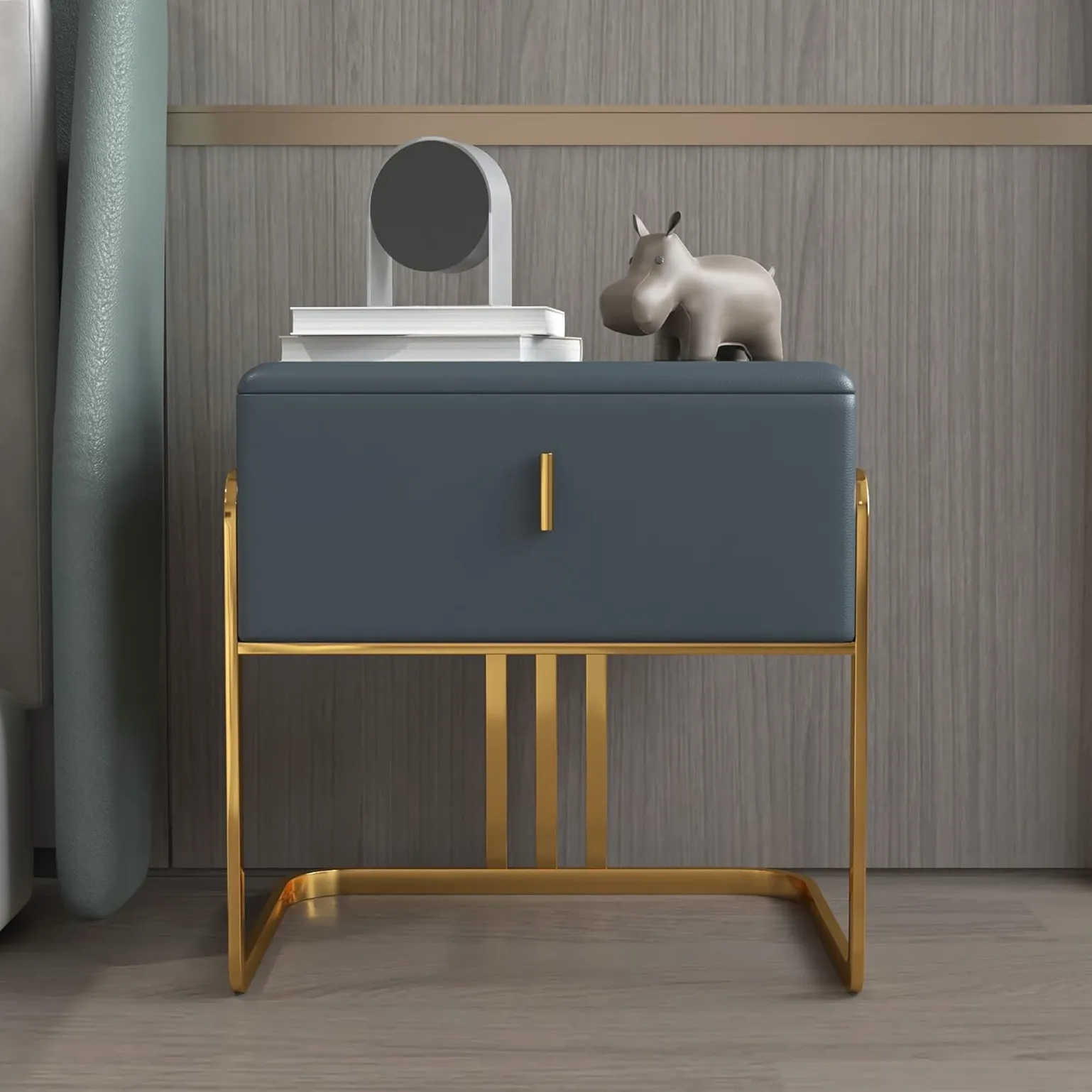Simple Style Bedside Table With Drawers 3 1750242401